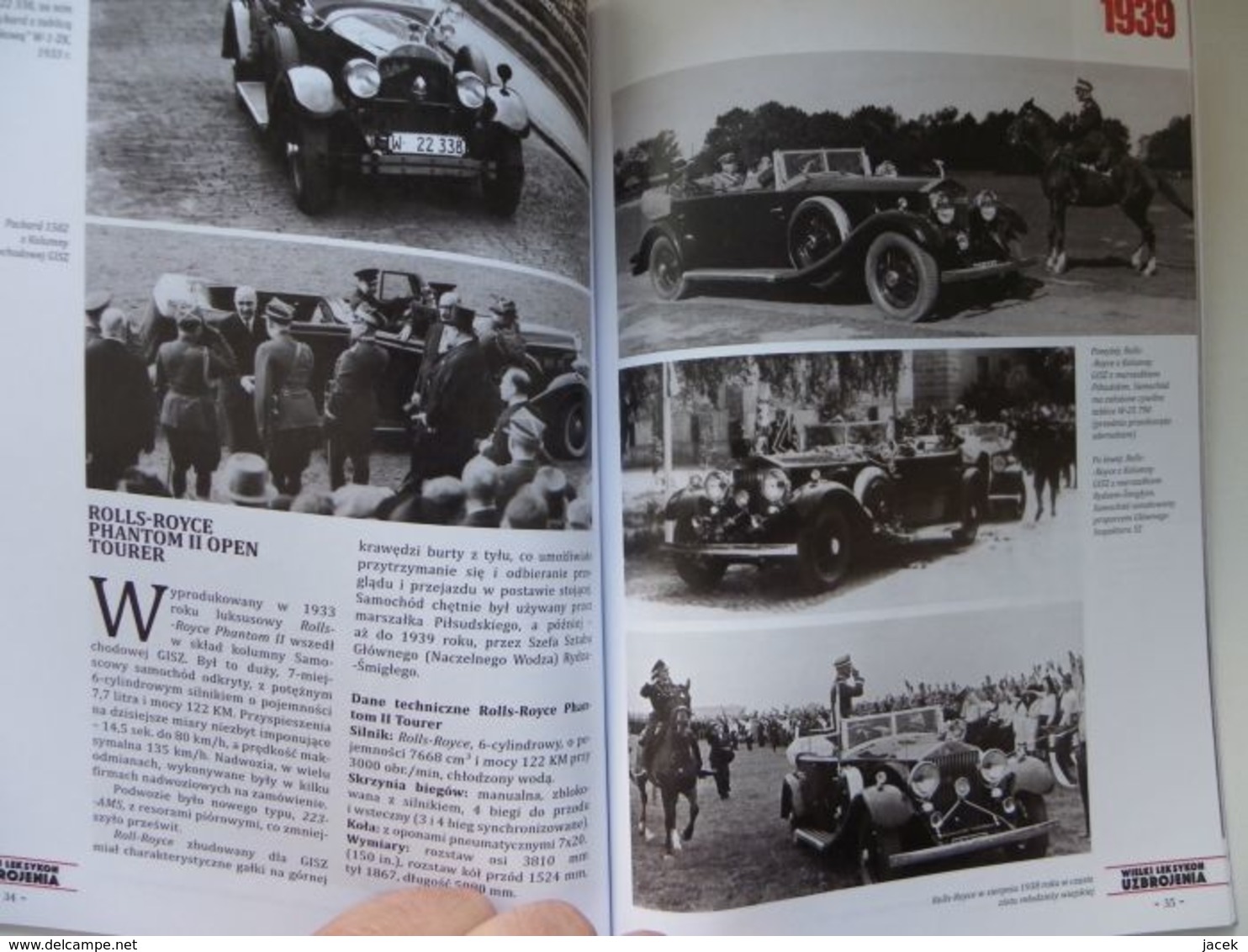 passenger cars - representative in the Polish army / september 1939 book Rolls Royce