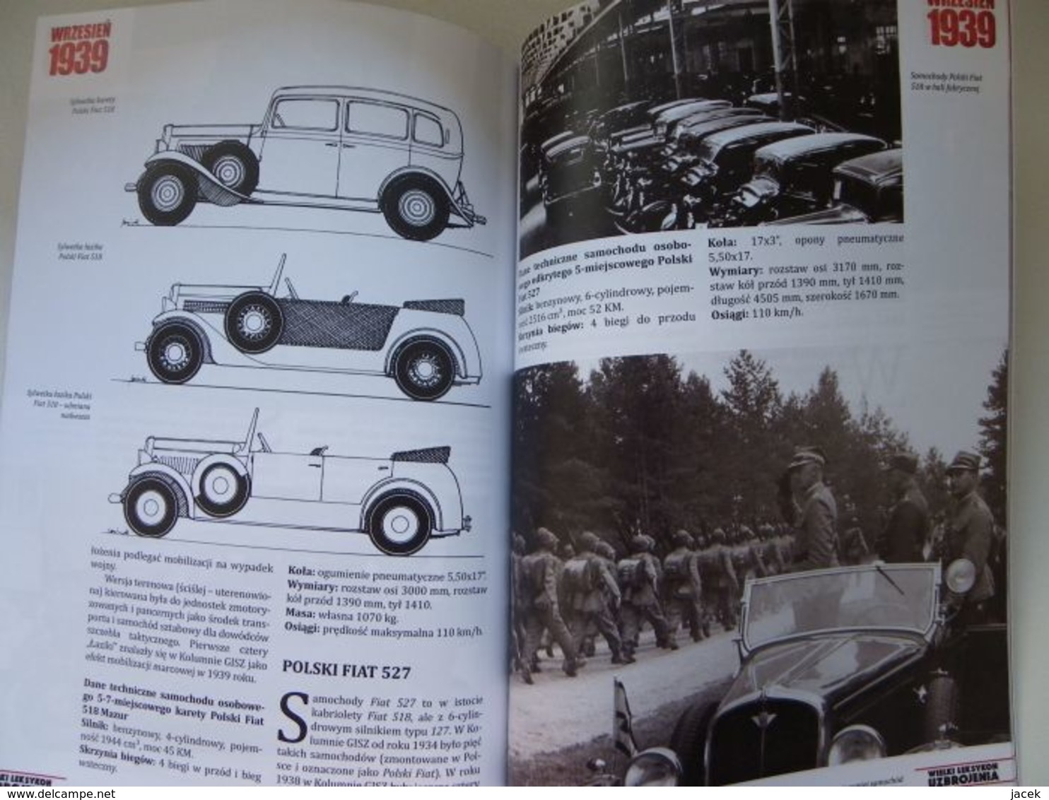 passenger cars - representative in the Polish army / september 1939 book Rolls Royce