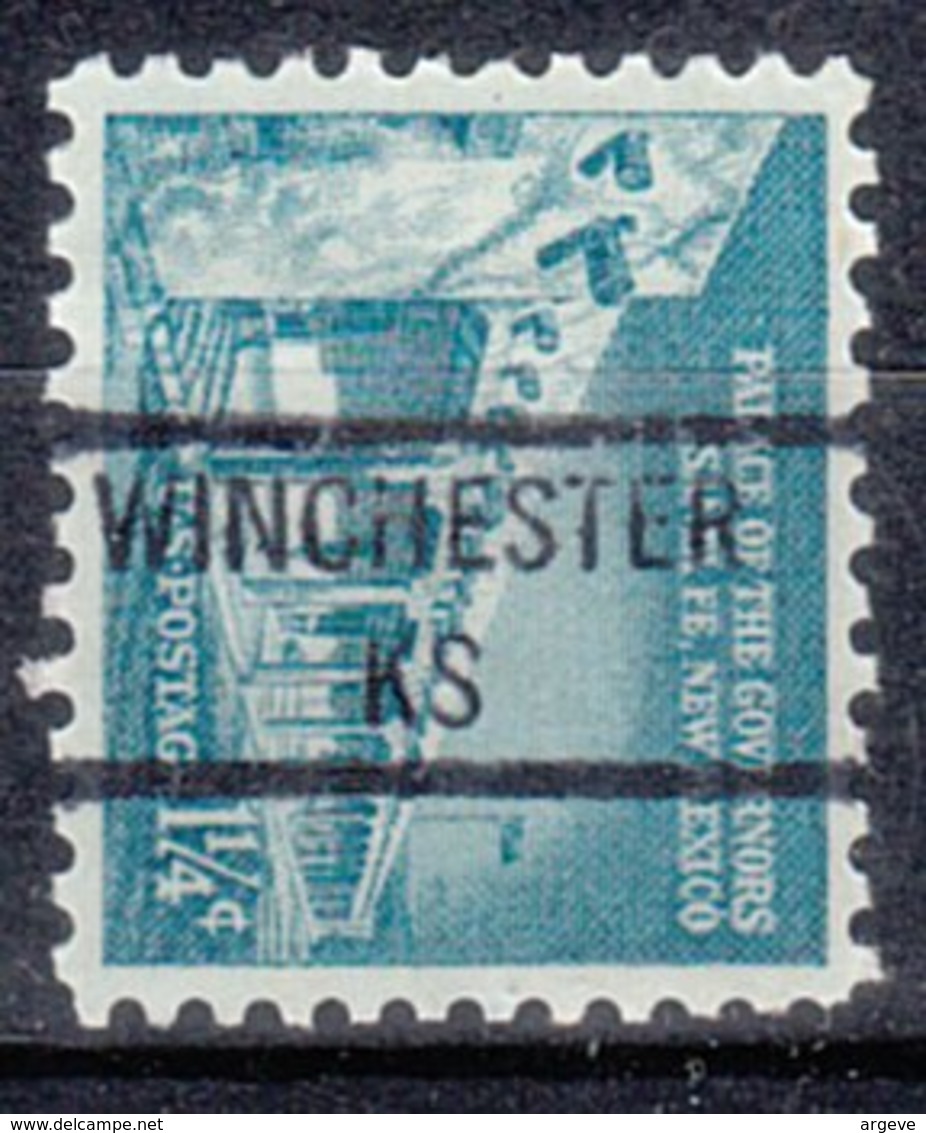 USA Precancel Vorausentwertung Preo, Locals Kansas, Winchester 841 - Precancels