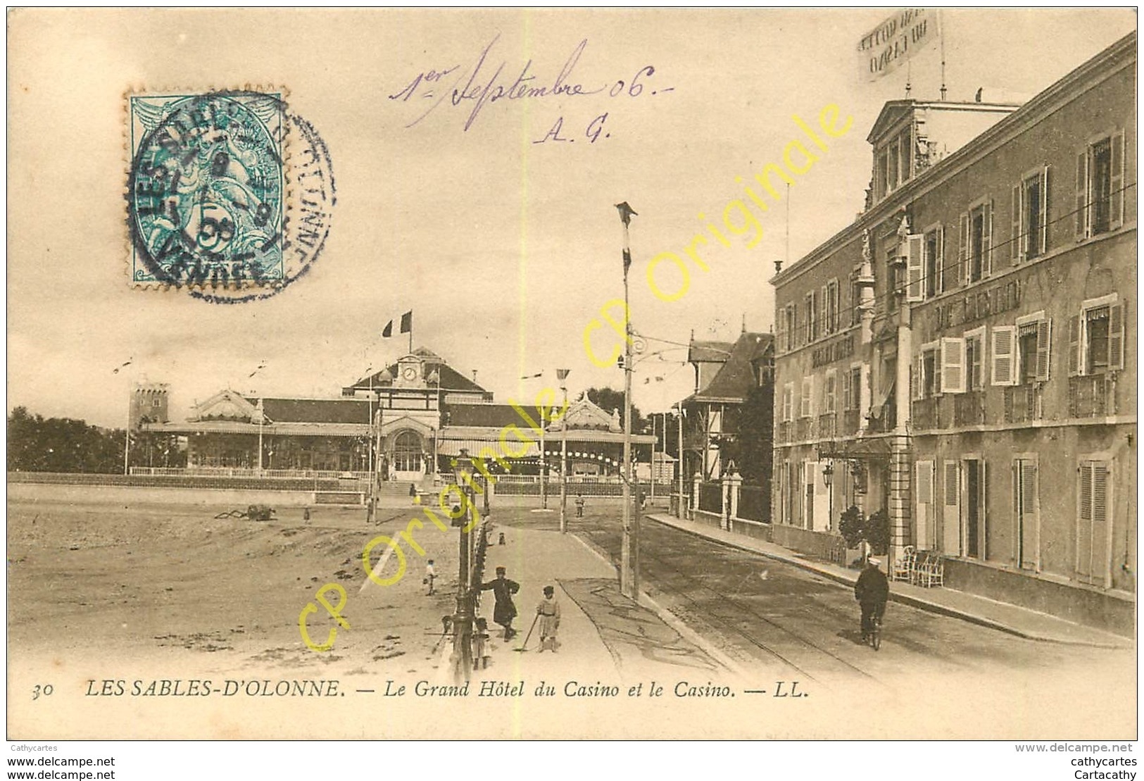 85. LES SABLES D'OLONNE .  Le Grand Hotel Du Casino Et Le Casino . - Sables D'Olonne