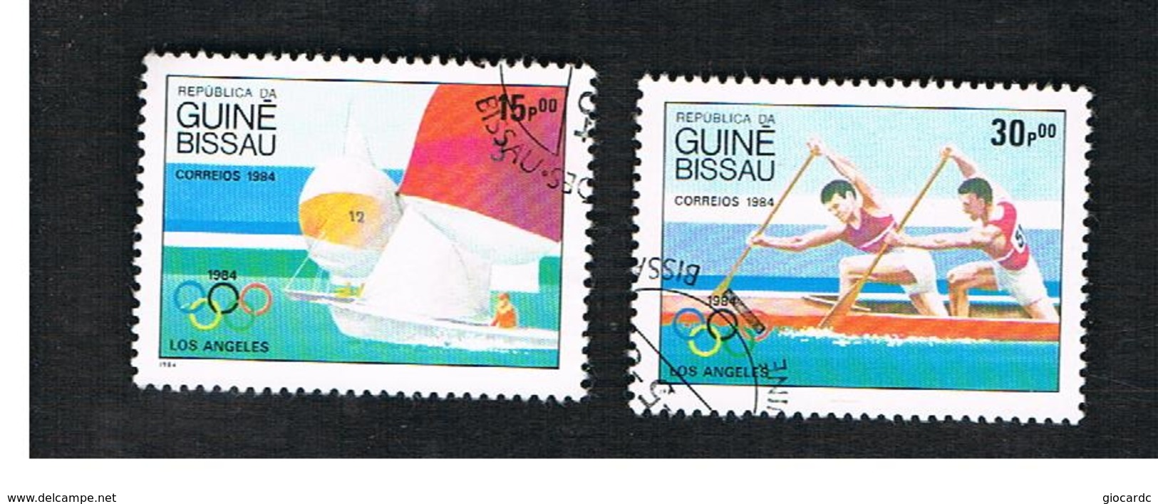 GUINEA BISSAU - SG 845 -    1984   OLYMPIC GAMES       - USED ° - Guinea-Bissau