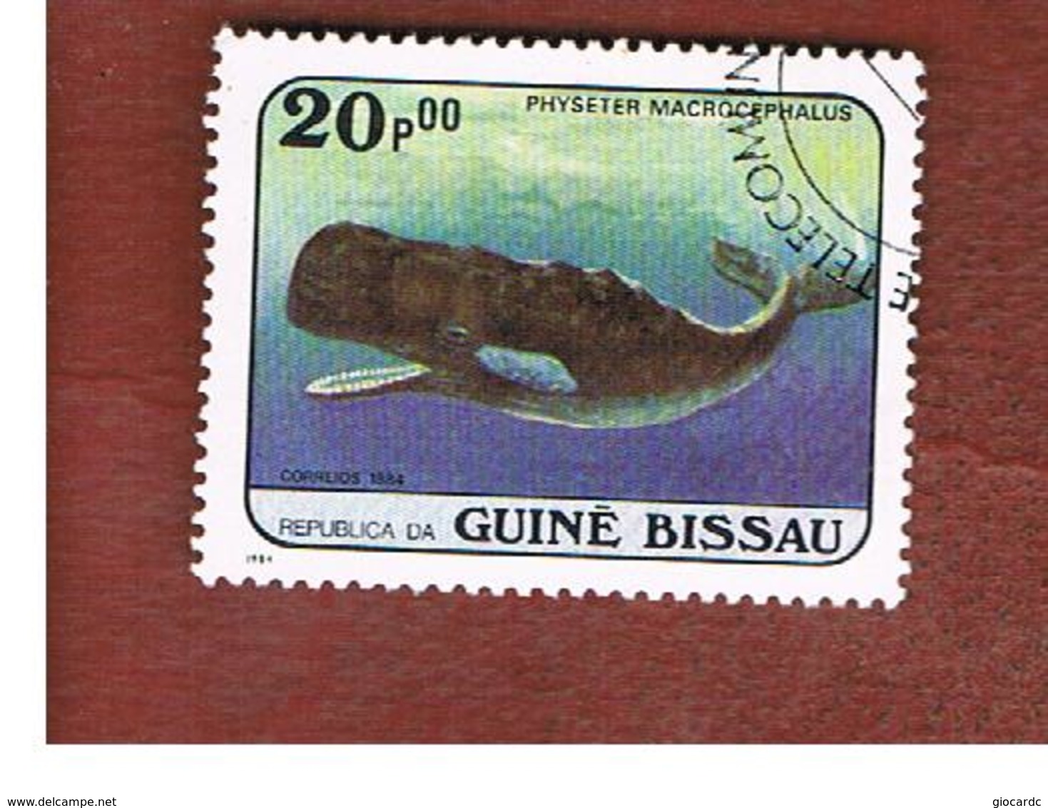 GUINEA BISSAU - SG 885  -    1984  ANIMALS: SPERM WHALE       - USED ° - Guinea-Bissau