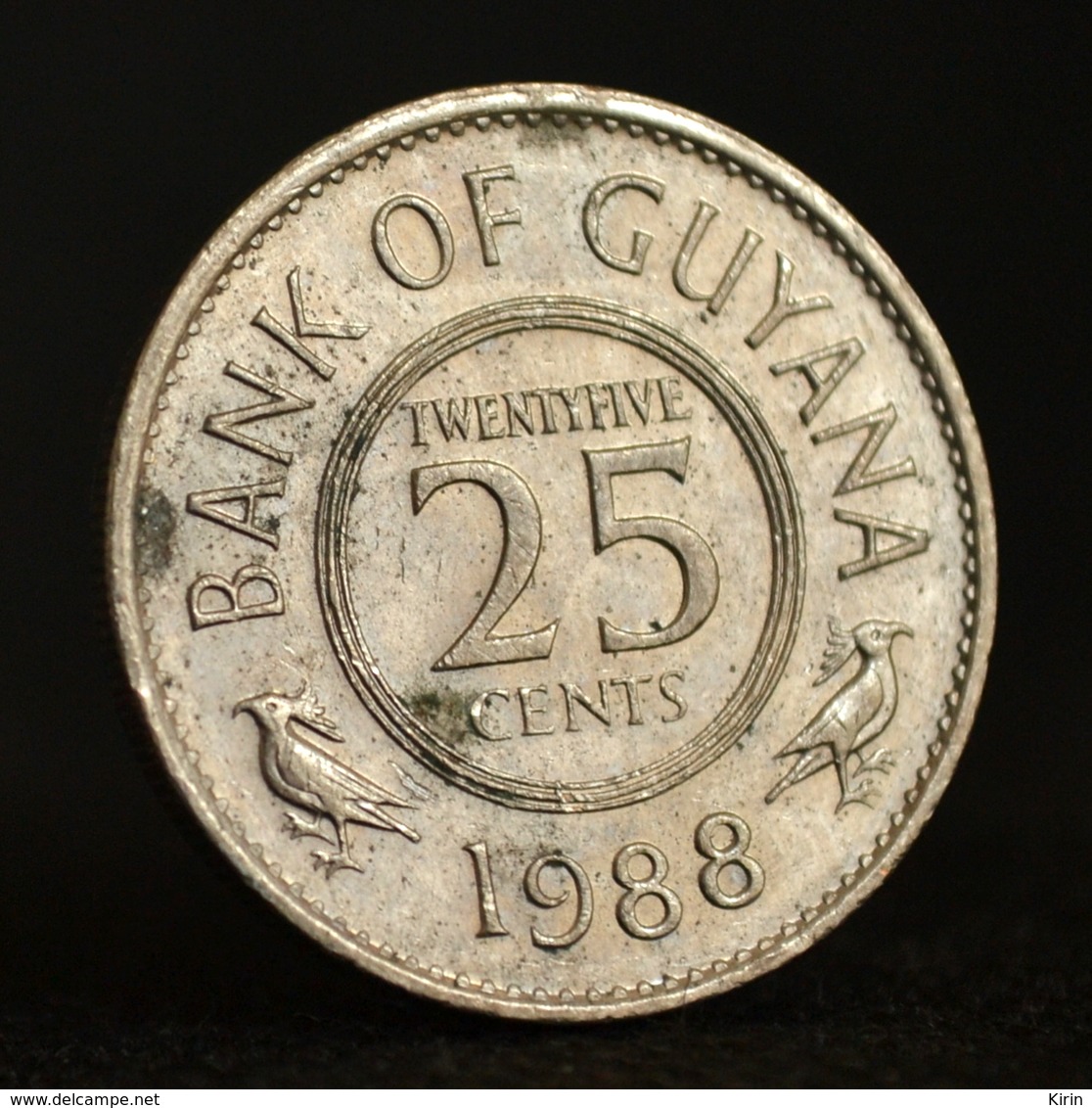 Guyana 25 Cents. South America Coin. Km34 Random Age. - Guyana