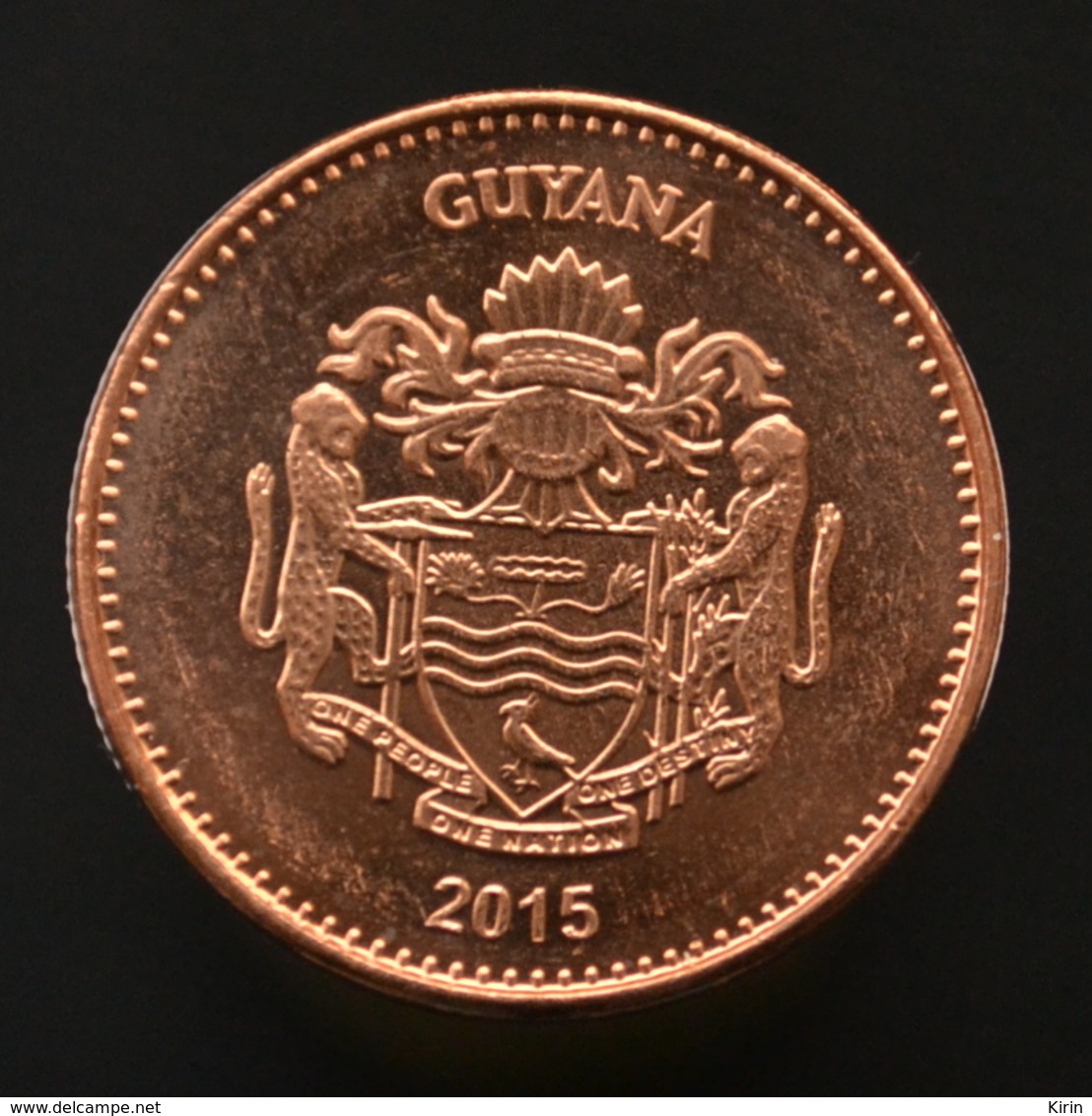 Guyana 1 Dollar 2015. Km50. UNC Coin - Guyana