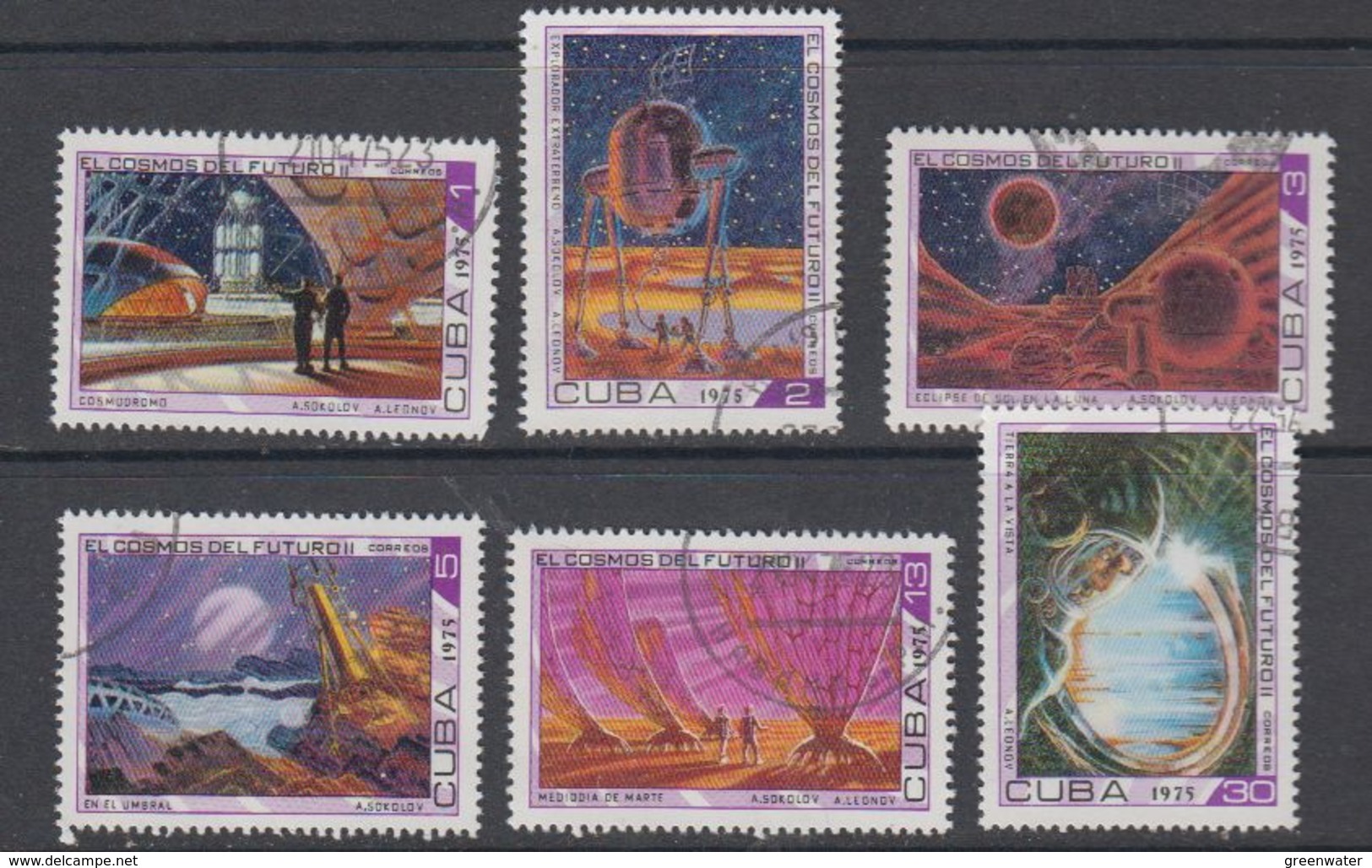 Cuba 1976 Space 6v Used (cto) (44147) - Gebruikt