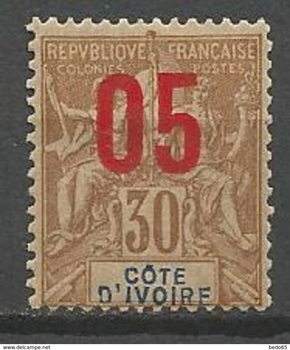 COTE D'IVOIRE N° 37 NEUF*   TRACE DE CHARNIERE  / MH - Neufs