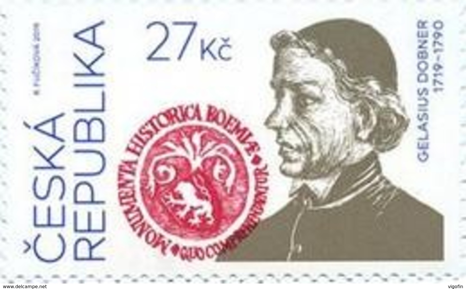 CZ 2019-1029 Gelasius Dobner, CZECH, 1 X 1v, MNH - Neufs