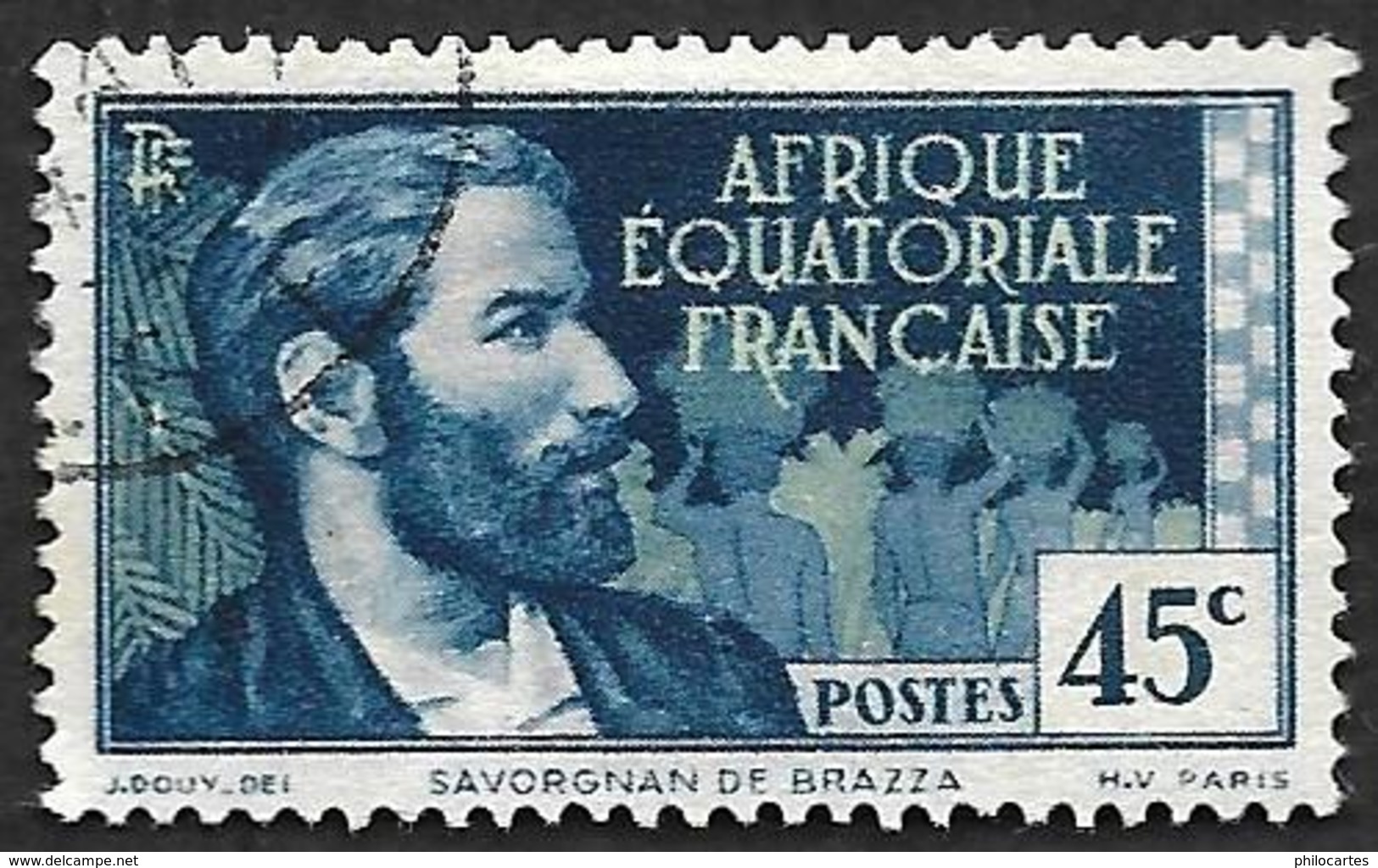 AEF -  Y&T  44 -  Savorgnan De Brazza - Oblitéré - Cote 4.25e - Oblitérés