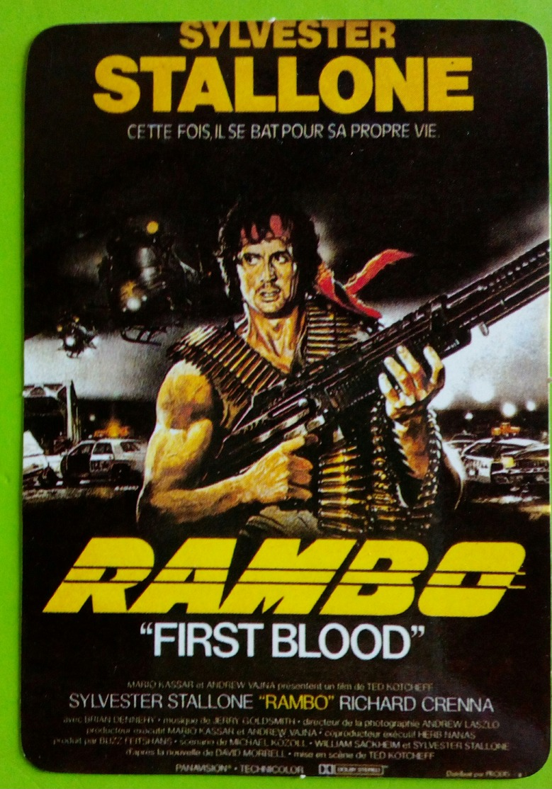 Pocket Calendar Sylvester Stallone. RAMBO - Petit Format : 1981-90