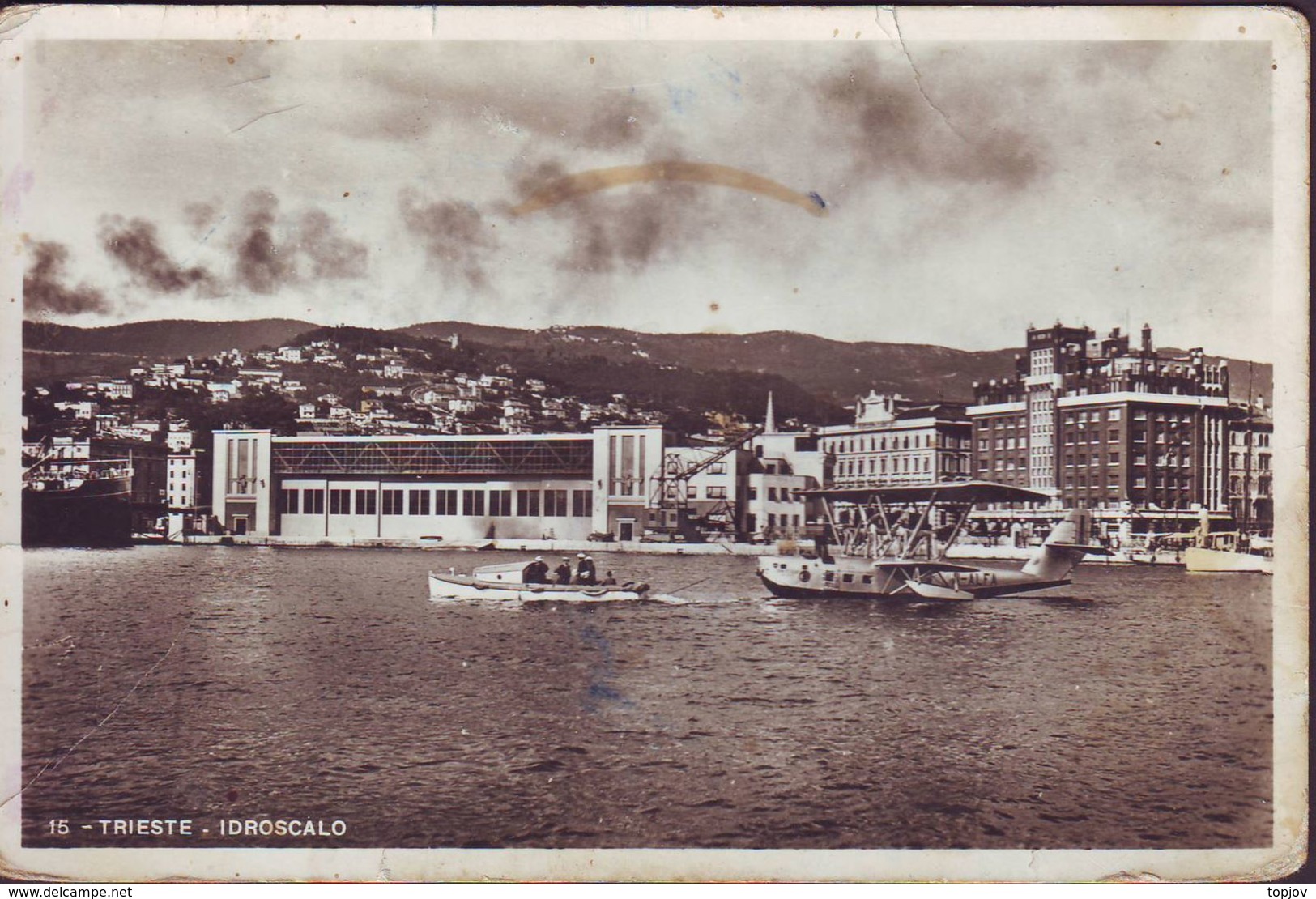 ITALIA - TRIESTE IDROSCALO To GRAHOVO Ob BAČI -  1946 - Storia Postale