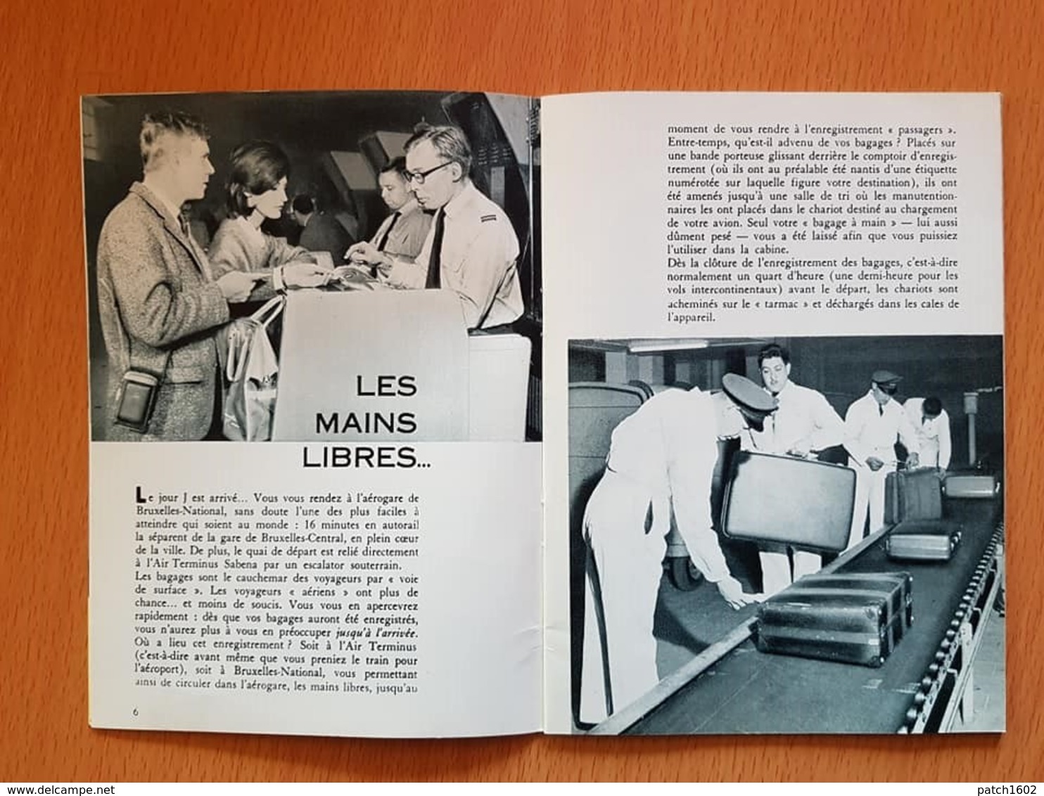 SABENA A VOTRE SERVICE magazine janvier 1962