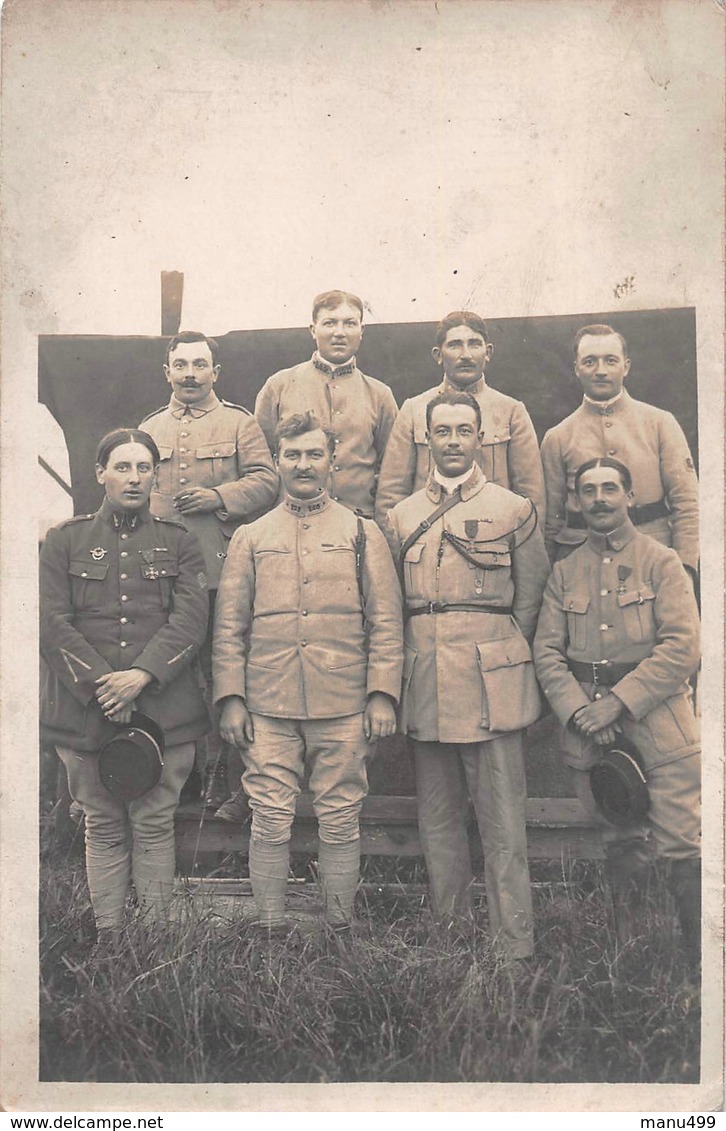 2 Photos Cartes Aviateur Français - 1914-18