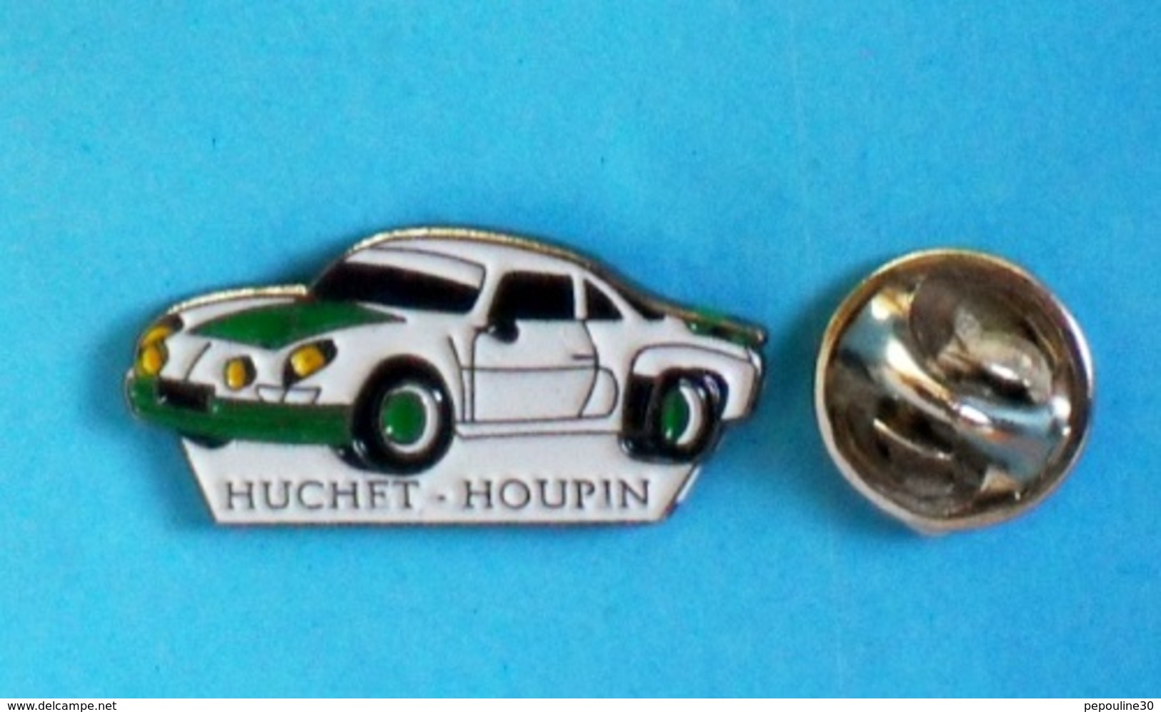 1 PIN'S //  ** ALPINE RENAULT A110 / HUCHET \ HOUPIN ** - Rallye