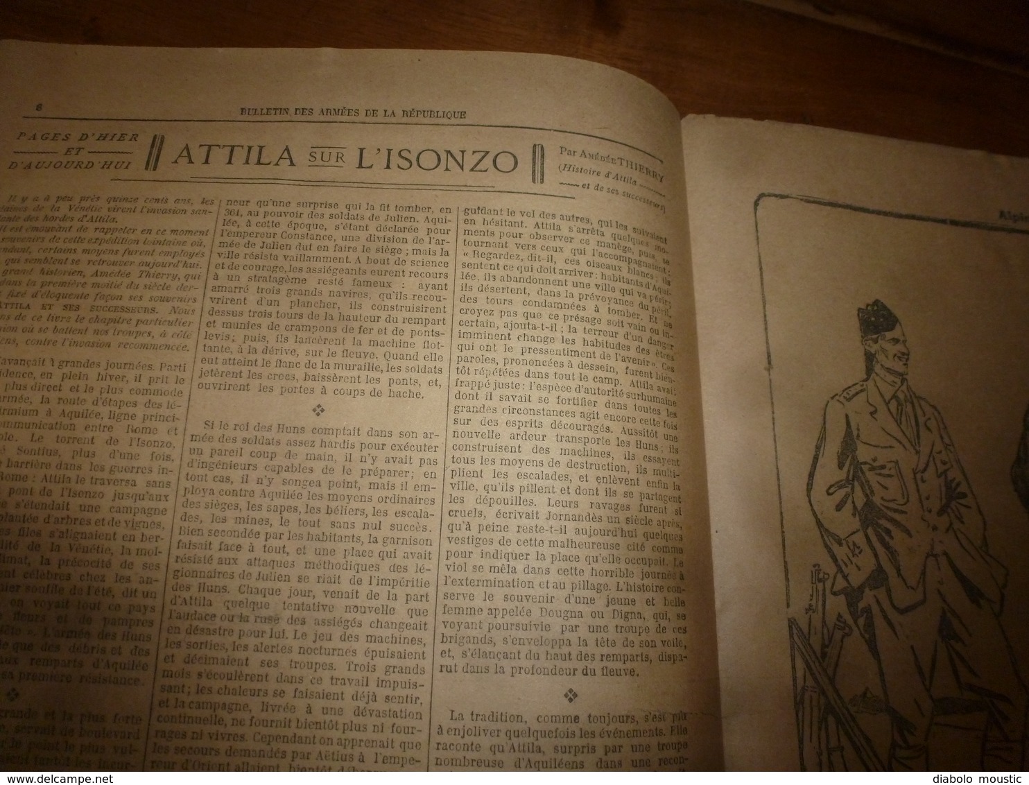 1917  BAR :De l'Utopie à la Servitude; Odyssée d'un Transport torpillé; Recettes de poilus ;Attila sur l'Isonzo ;etc