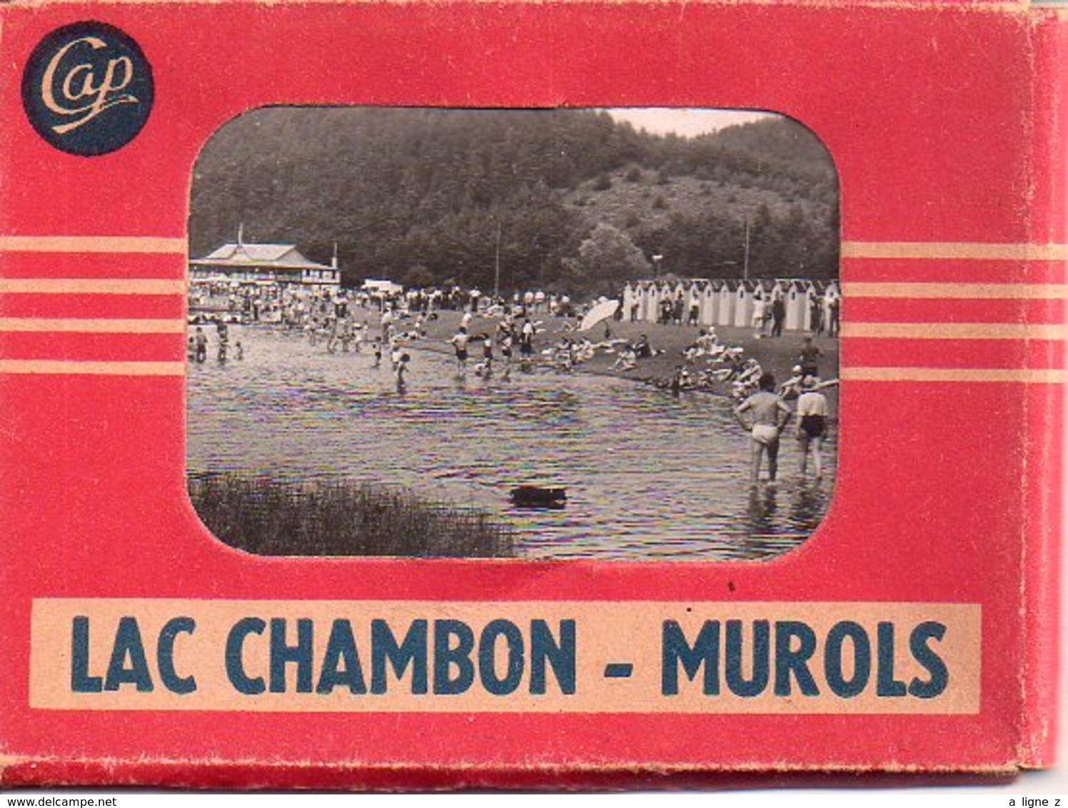 REF EX2 : Carnet De 10 Photos Avec étui Lac De Chambon Murols - Autres & Non Classés