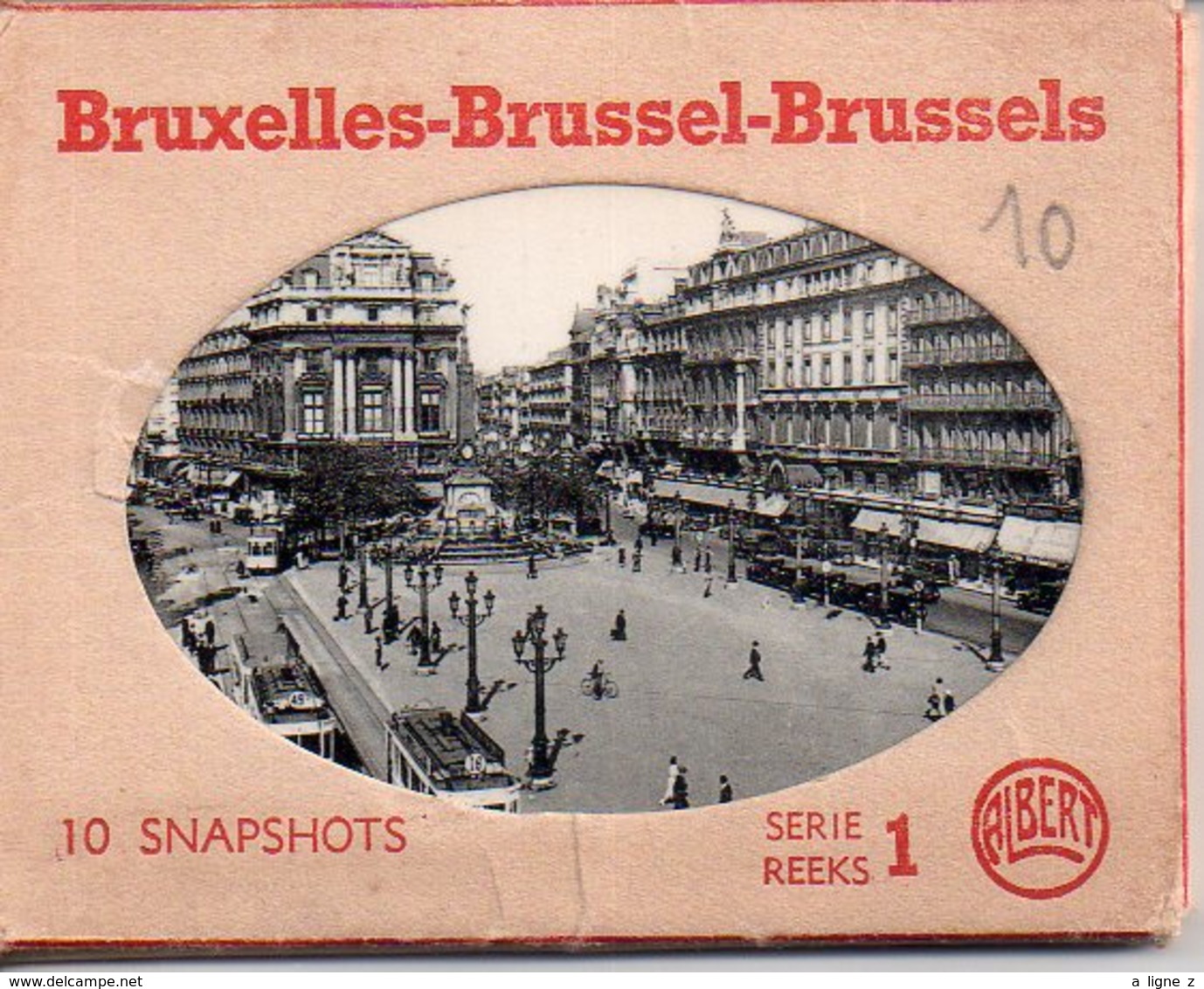 REF EX2 : Carnet De 10 Photos Avec étui Bruxelles Brussel - Autres & Non Classés