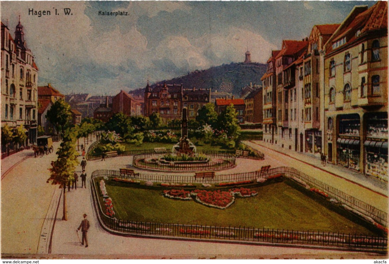 CPA AK Hagen I. W. - Kaiserplatz GERMANY (857729) - Hagen