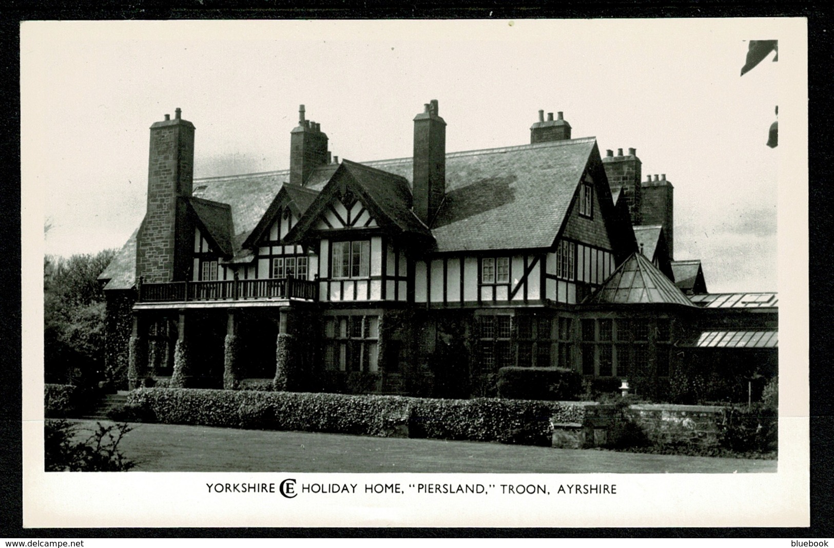 Ref 1315 - Real Photo Postcard - Yorkshire C.E. Holiday Home "Piersland" Troon Ayrshire - Ayrshire