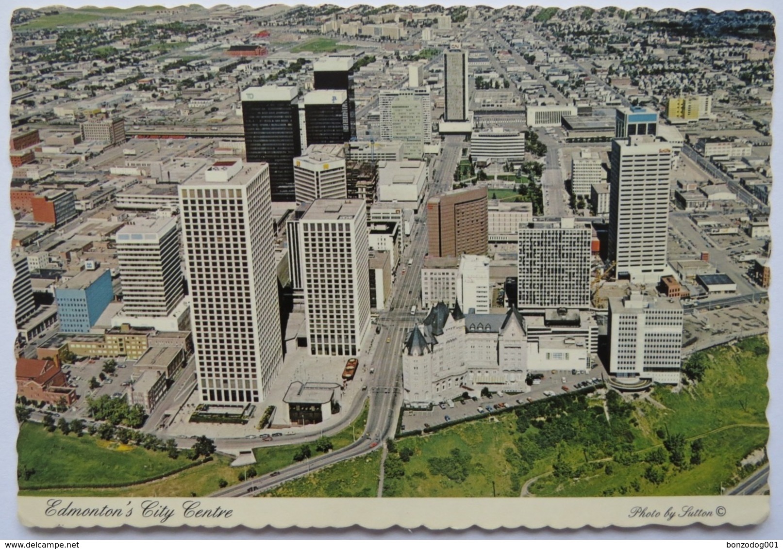 Edmonton City Centre, Alberta, Canada. Aerial View - Edmonton