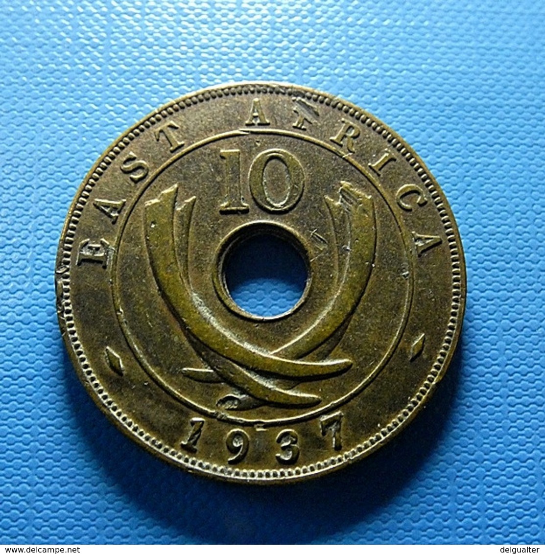 East Africa 10 Cents 1937 - British Colony