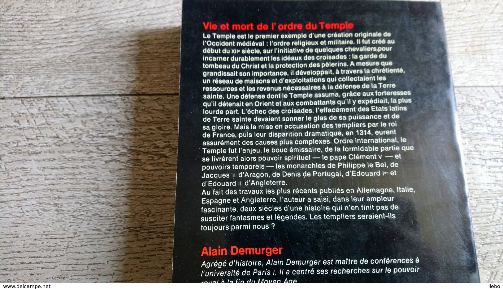 Vie Et Mort Du Temple De Alain Demurger 1985 Histoire Moyen âge Templier - Histoire