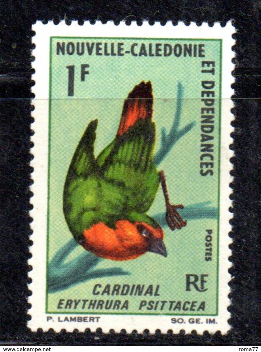 APR2189 - NUOVA CALEDONIA 1966 , Yvert N. 330  ***  MNH  (2380A)  Uccelli  Cardinal - Nuovi