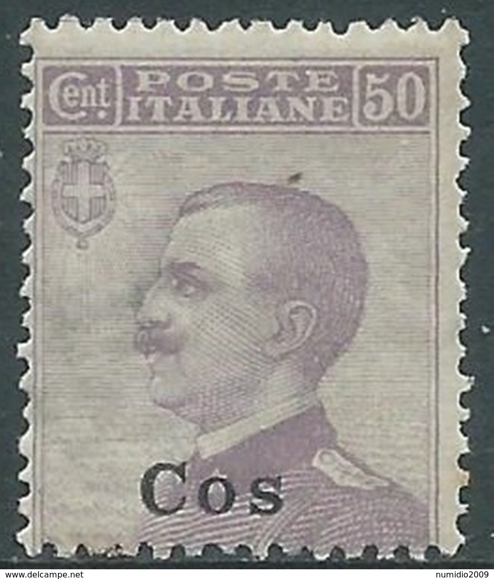 1912 EGEO COO EFFIGIE 50 CENT MNH ** - RA32-3 - Aegean (Coo)