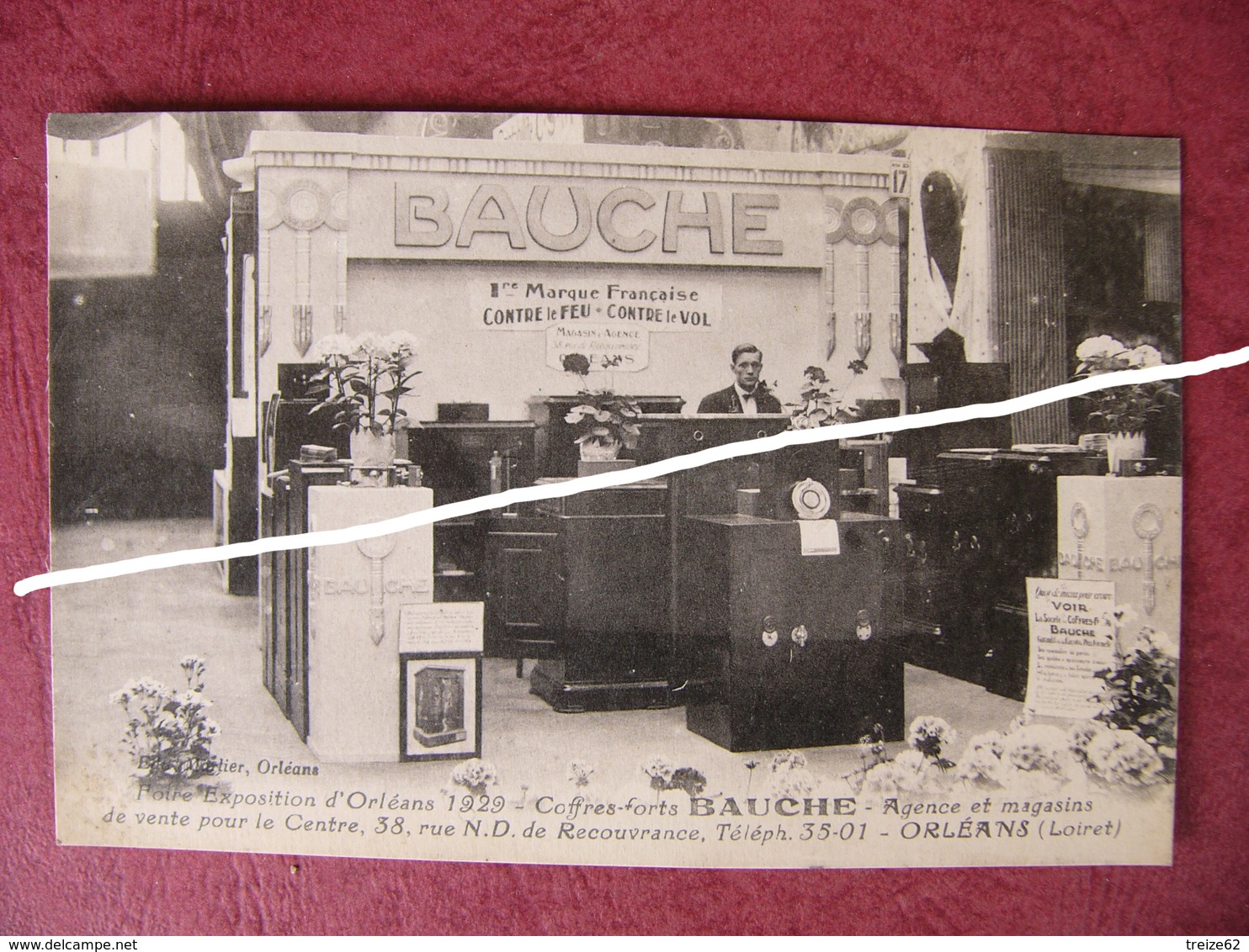 Foire Exposition Orléans 1929 Coffres Forts BAUCHE - Orleans