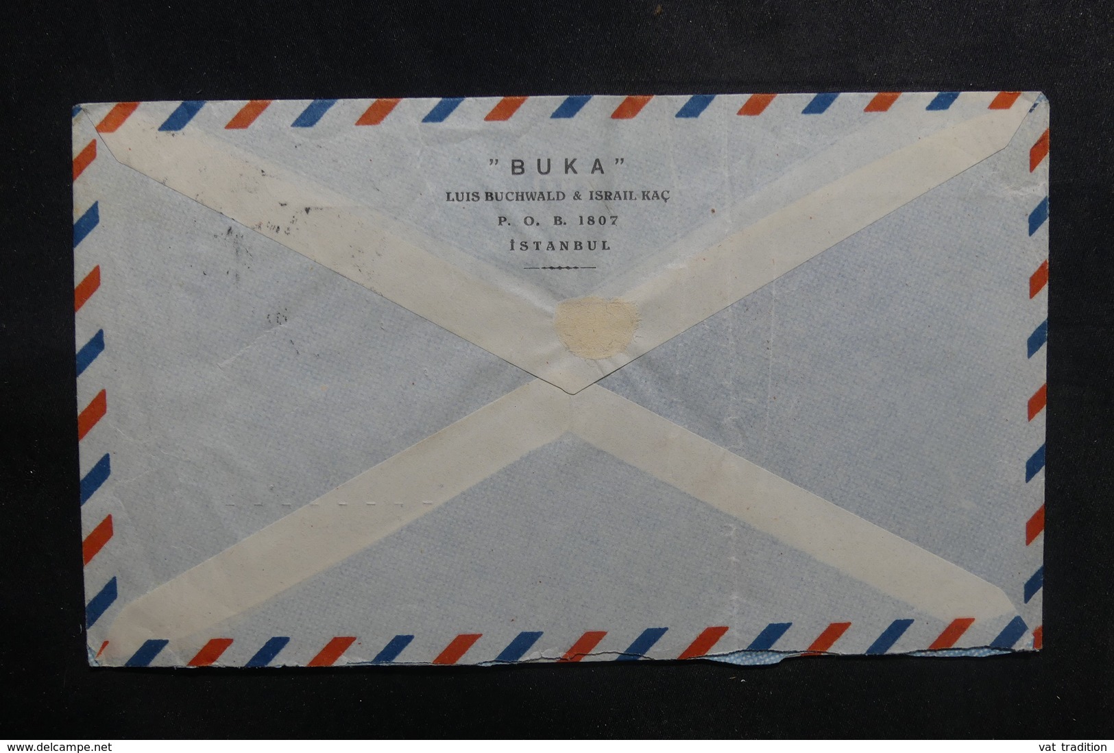 TURQUIE - Enveloppe Commerciale De Istanbul Pour La France En 1951 - L 39170 - Brieven En Documenten