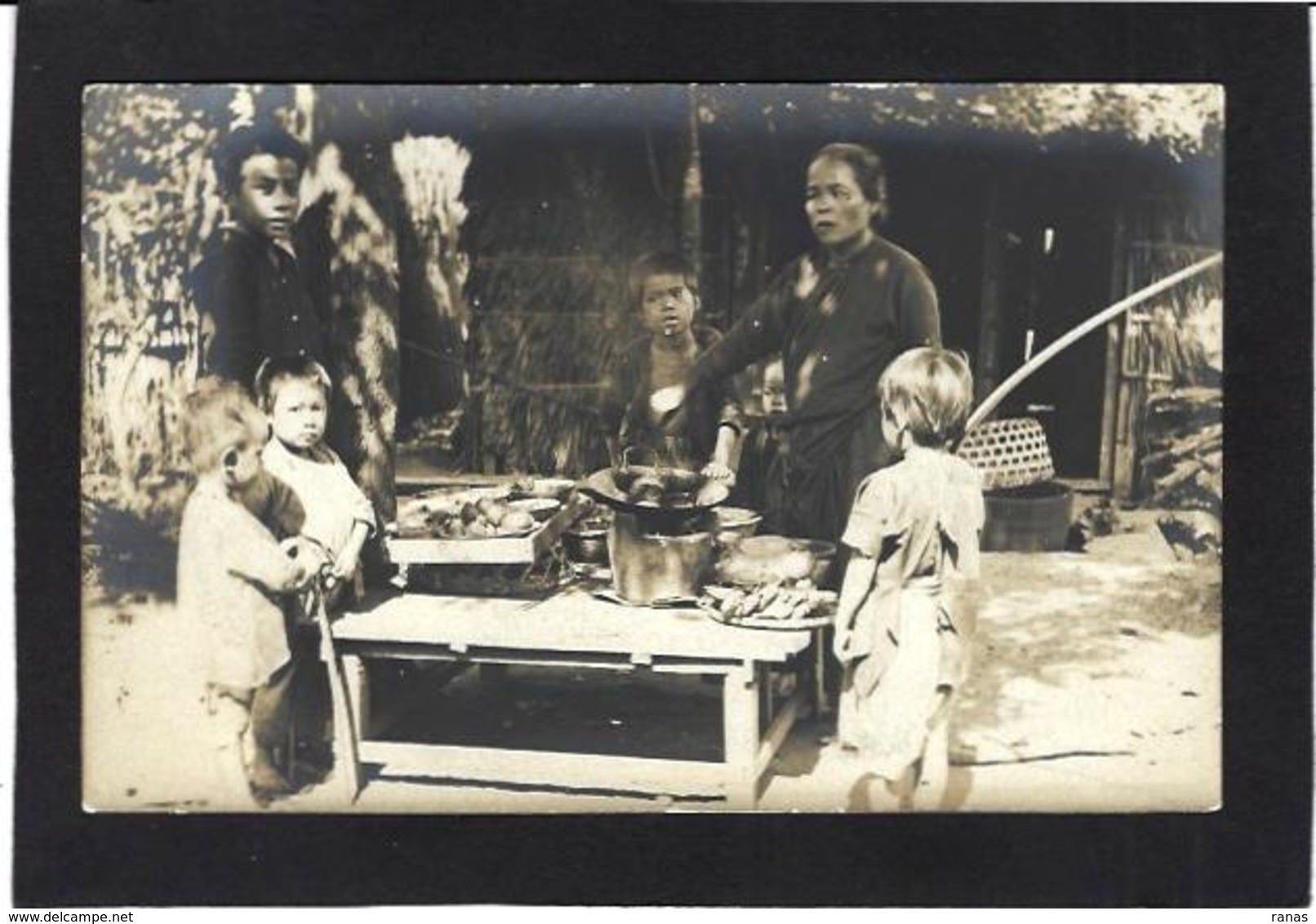 CPA Indochine Type Carte Photo RPPC écrite Métier - Vietnam