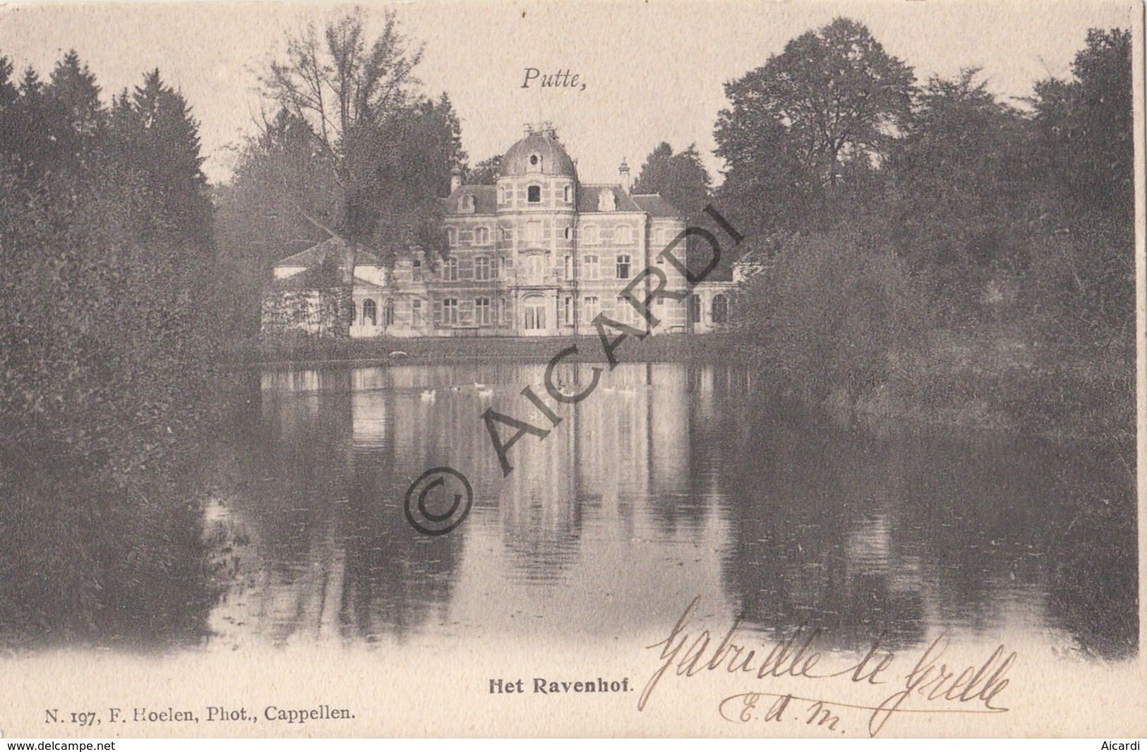 Postkaart/Carte Postale PUTTE Het Ravenhof (Gabrielle Le Grelle - Château De Wijnegem) 1902 (A118) - Putte