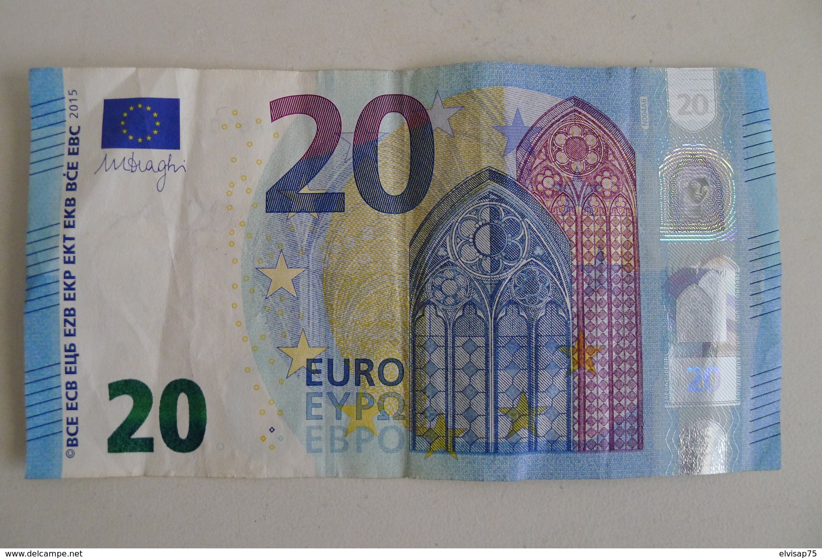 RARE  20 EURO AUSTRIA N004A6 Draghi - 20 Euro