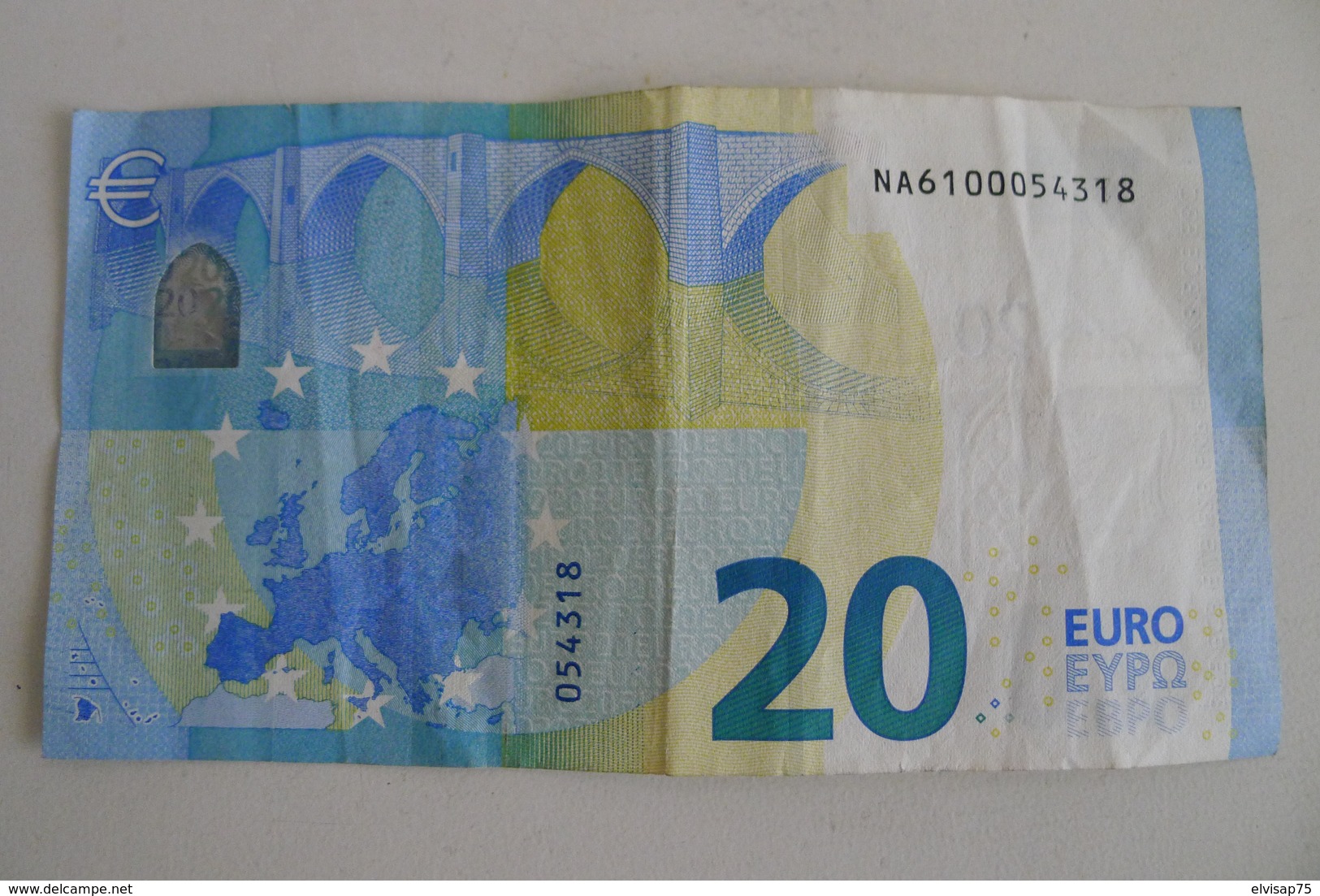 RARE  20 EURO AUSTRIA N004A6 Draghi - 20 Euro