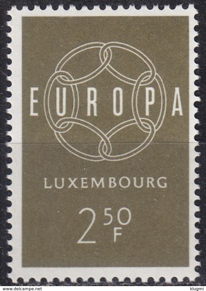 LUXEMBURG LUXEMBOURG [1959] MiNr 0609 ( **/mnh ) CEPT - Ungebraucht