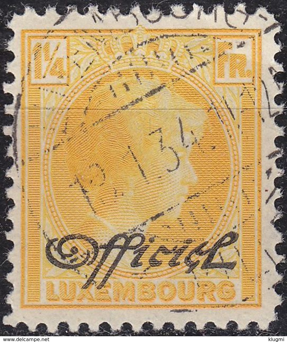 LUXEMBURG LUXEMBOURG [Dienst] MiNr 0172 ( O/used ) - Dienstmarken