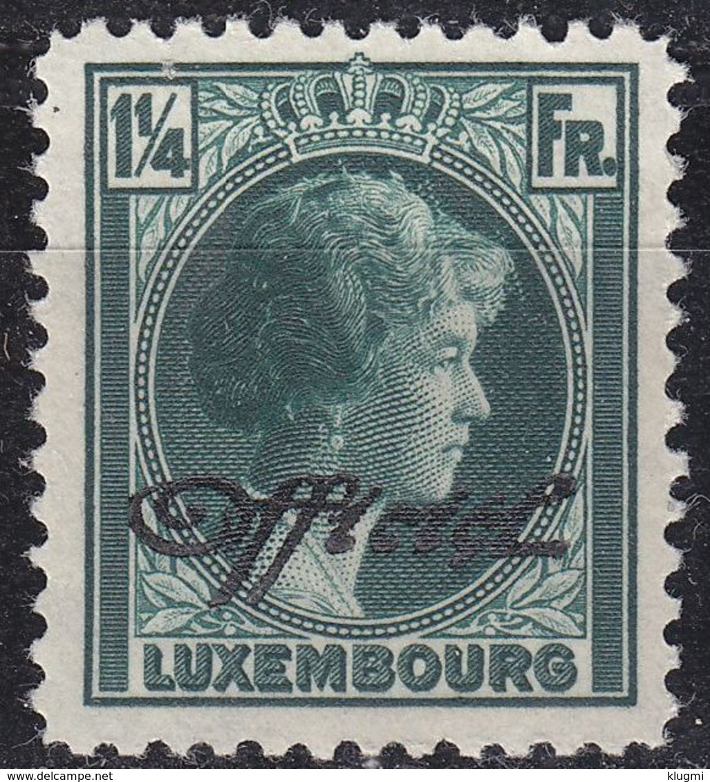 LUXEMBURG LUXEMBOURG [Dienst] MiNr 0175 ( **/mnh ) - Dienstmarken