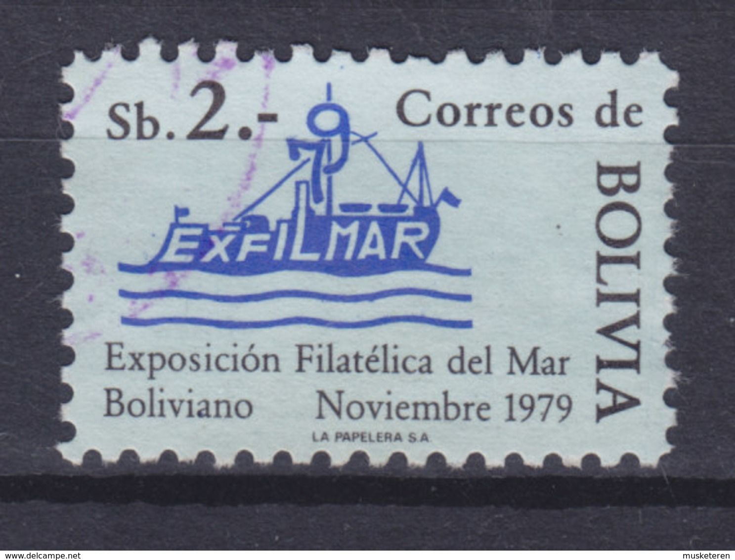 Bolivia 1979 Mi. 956     2 P Nationale Briefmarkenausstellung EXFILMAR - Bolivien