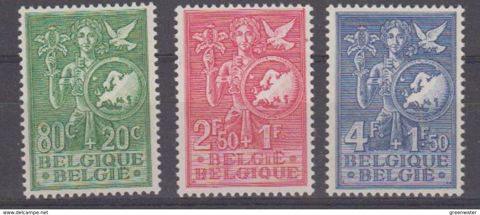 Belgium 1953 European Youth 3v ** Mnh (44160) - Europese Gedachte