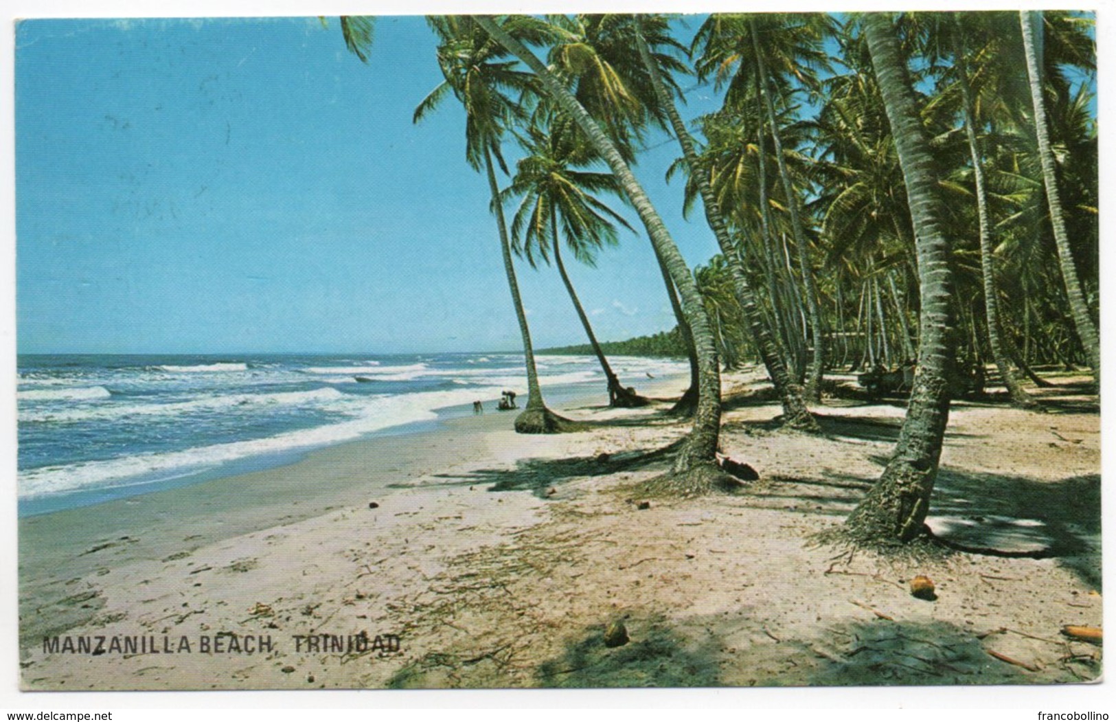 TRINIDAD & TOBAGO - MANZANILLA BEACH,TRINIDAD / THEMATIC STAMP-FLOWER - Trinidad