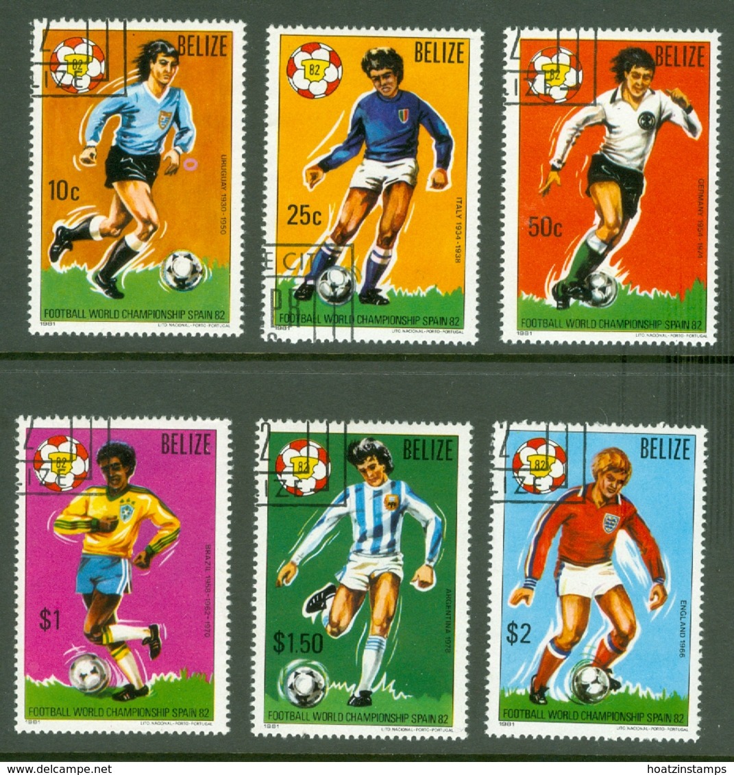 Belize: 1981   World Cup Soccer, Spain (Issue 1)   Used - Belize (1973-...)