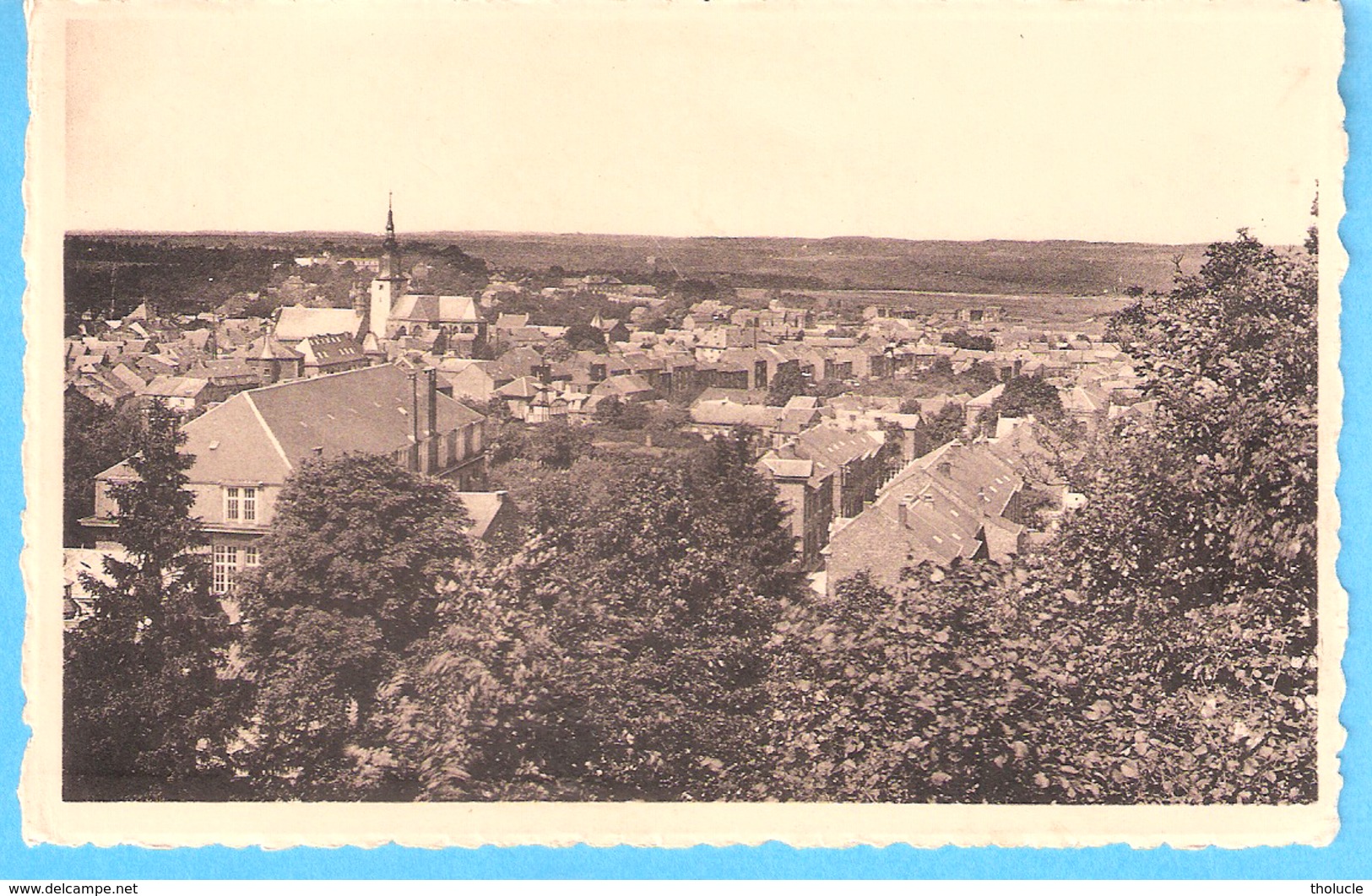 Marche-en-Famenne (Province De Luxembourg)+/-1950- Belle Vue Sur La Ville Et L'Eglise Saint-Remacle-Edit.Peret-Delhaye - Marche-en-Famenne