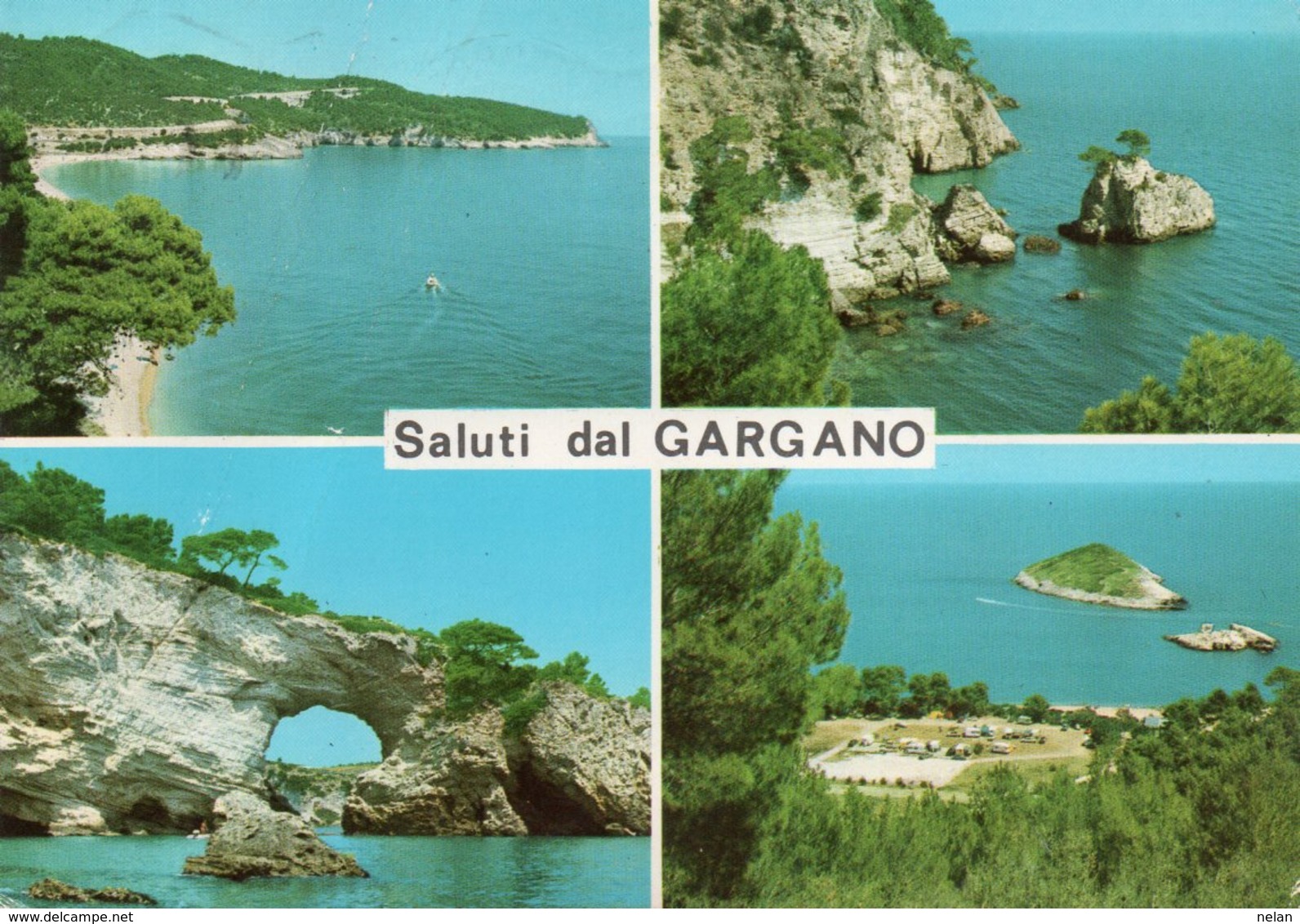 SALUTI DAL GARGANO-VIAGGIATA -F.G - Foggia