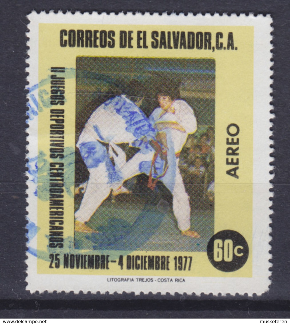 El Salvador 1977 Mi. 1238     60 C Zentralamerikanische Sportspiele, San Salvador Judo - El Salvador