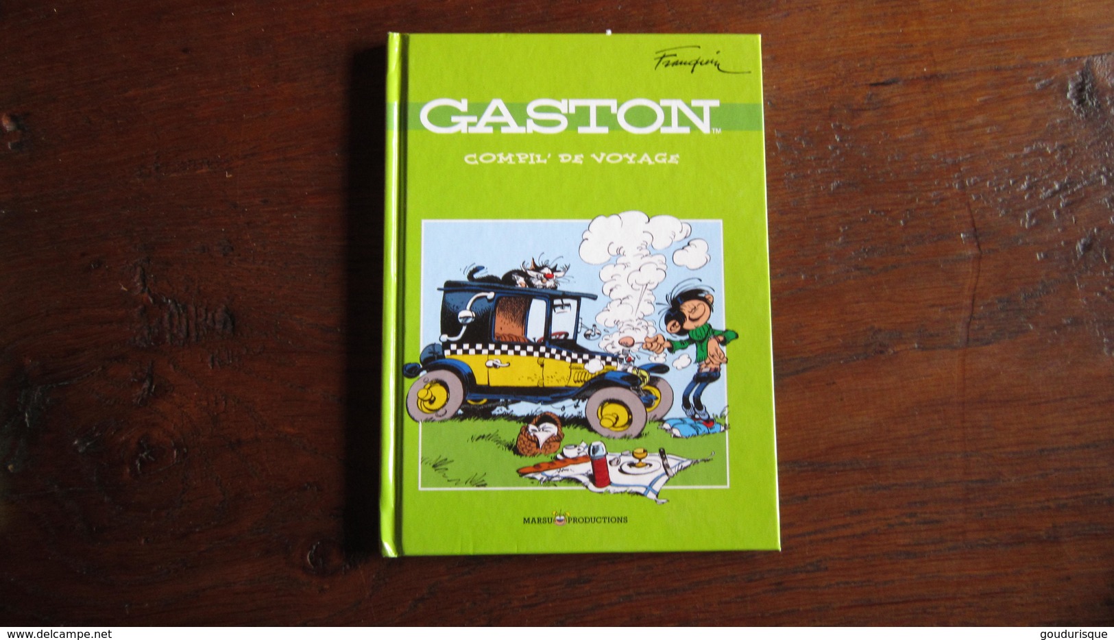 GASTON LAGAFFE  PUBLICITAIRE COMPIL DE VOYAGE  FRANQUIN - Gaston