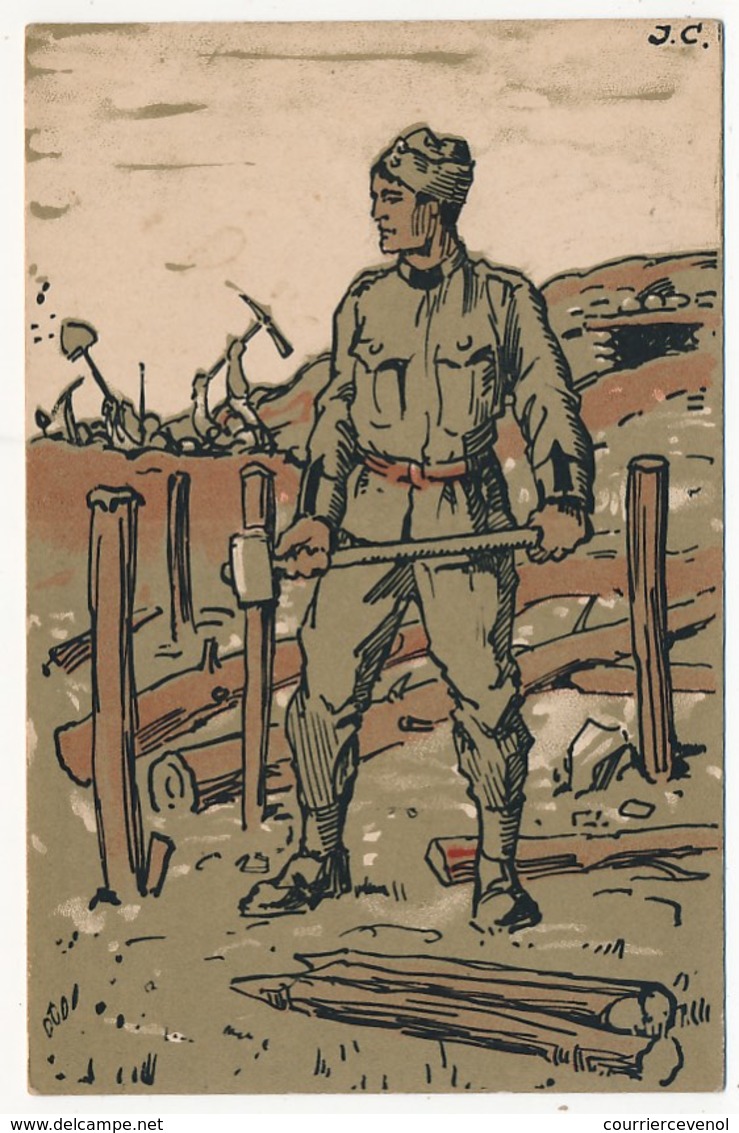 CPA - SUISSE - Carte Postale éditée Au Profit Des Soldats Sans Travail Du Canton De Genève - Genève