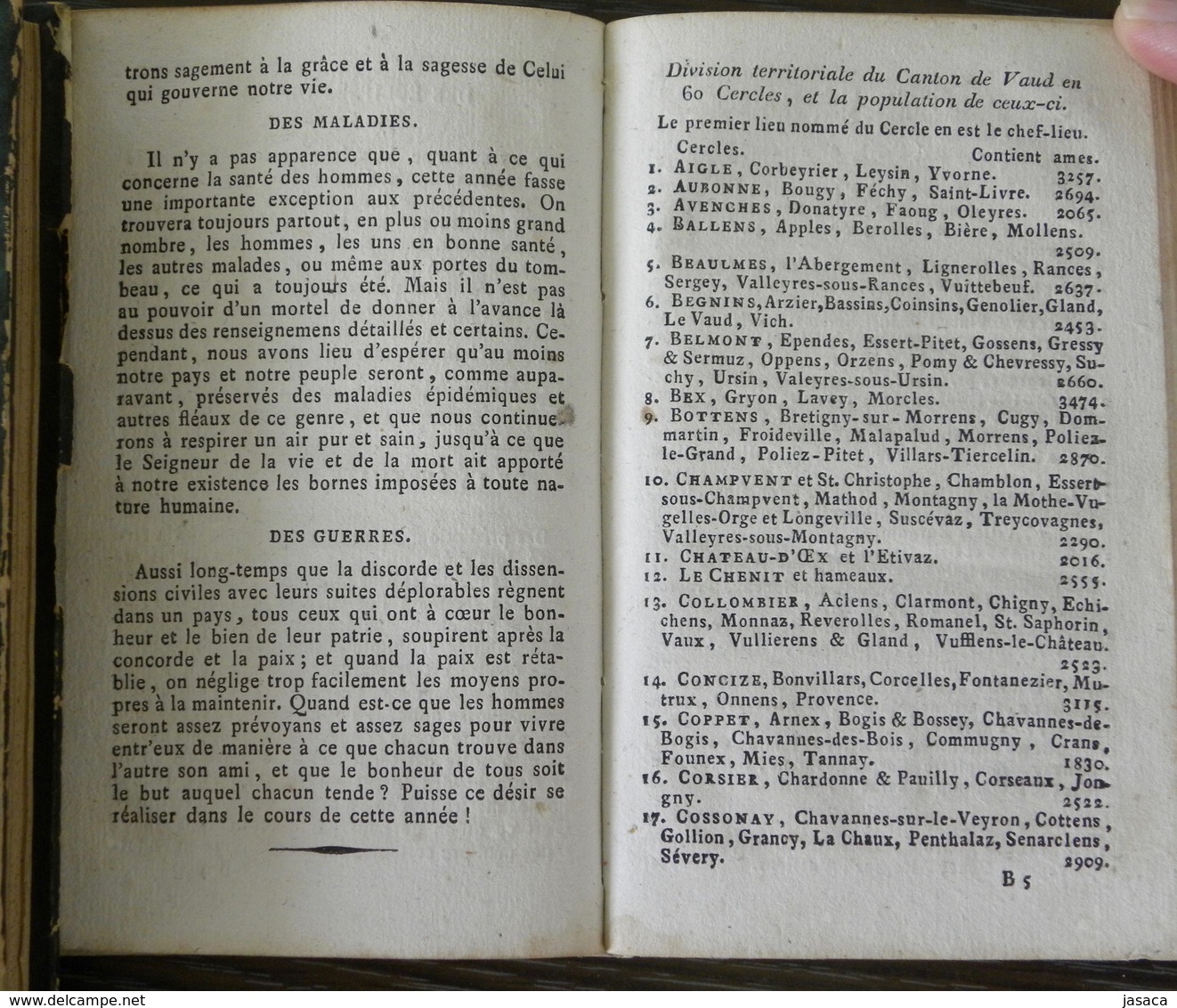 Almanach De Lausanne Pour 1839 - 1801-1900