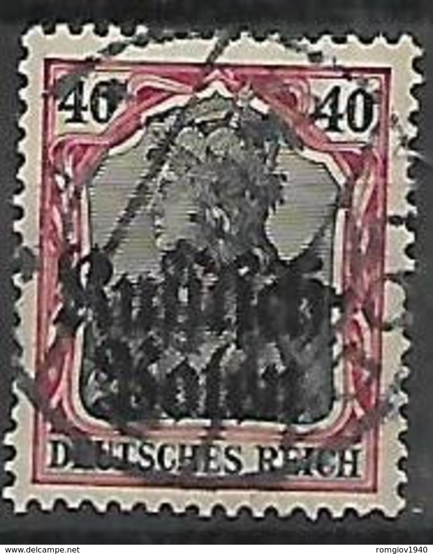 GERMANIA OCCUPAZIONE TEDESCA 1915 DELLA POLONIA  UNIF. 5  USATO VF - Occupazione 1914 – 18
