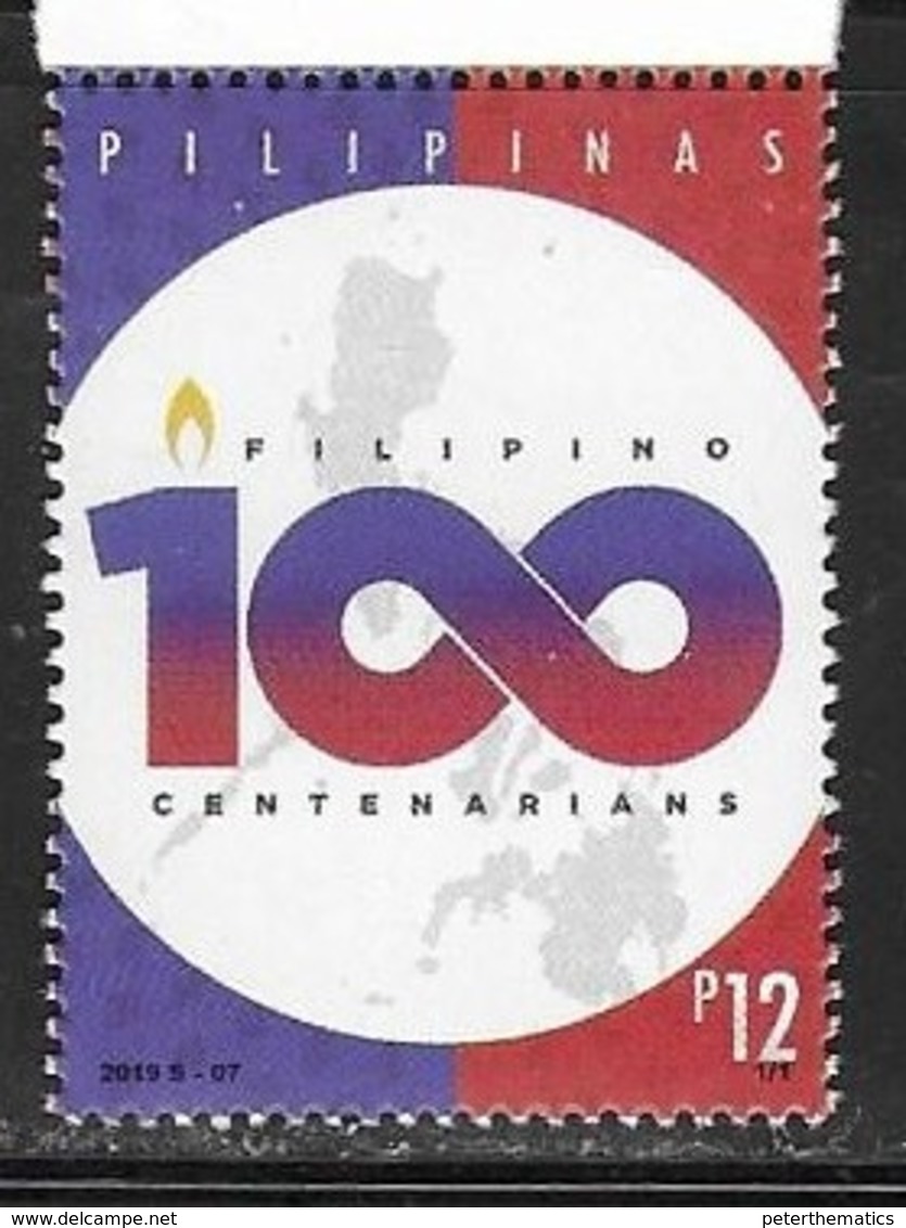 PHILIPPINES, 2019, MNH, CENTENARIANS,1v - Unclassified