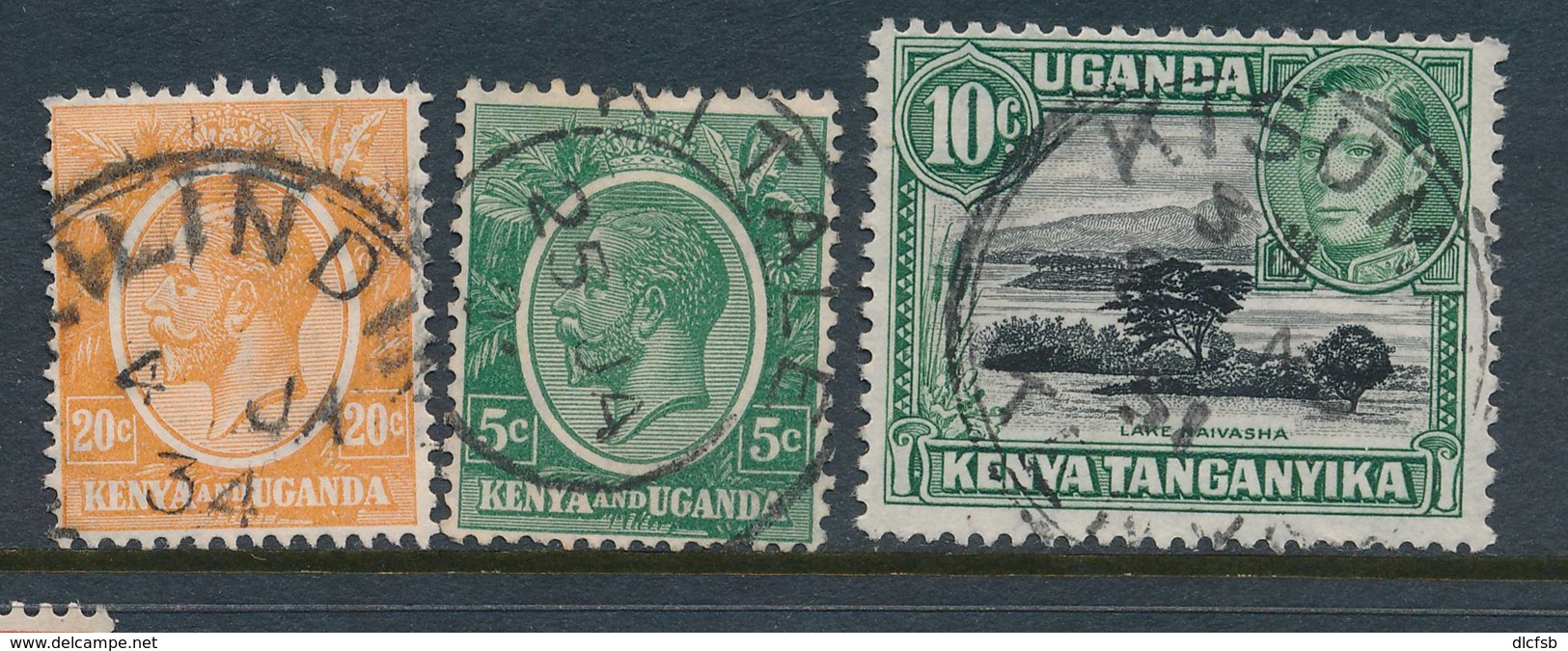 KENYA, Postmark KILINDINI, KITALE, KISUMU - Kenya & Oeganda