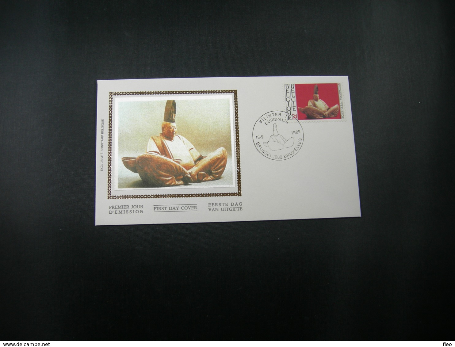 BELG.1989 2336 FDC Soie/zijde (Brus)  :  "Europalia '89" - 1981-1990